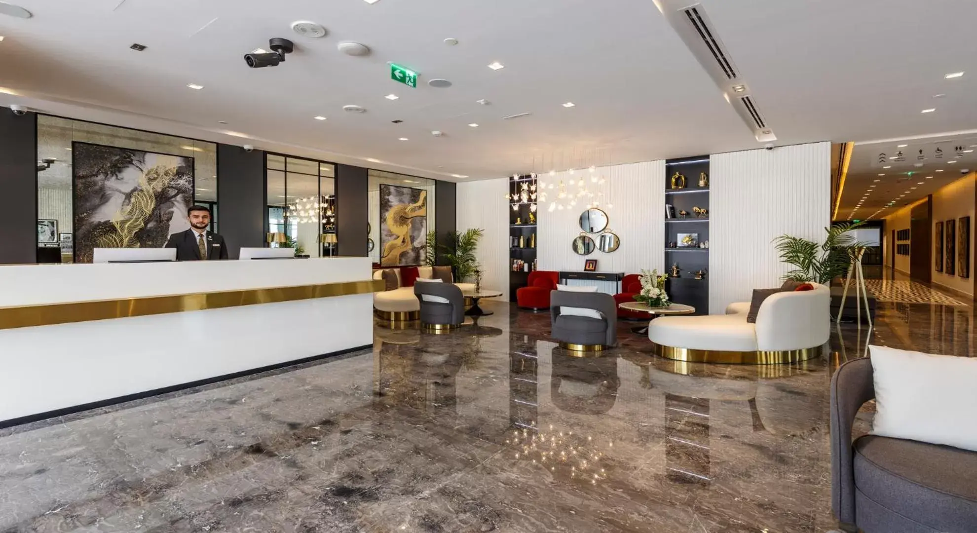 Lobby or reception in Rose Executive Hotel - DWTC