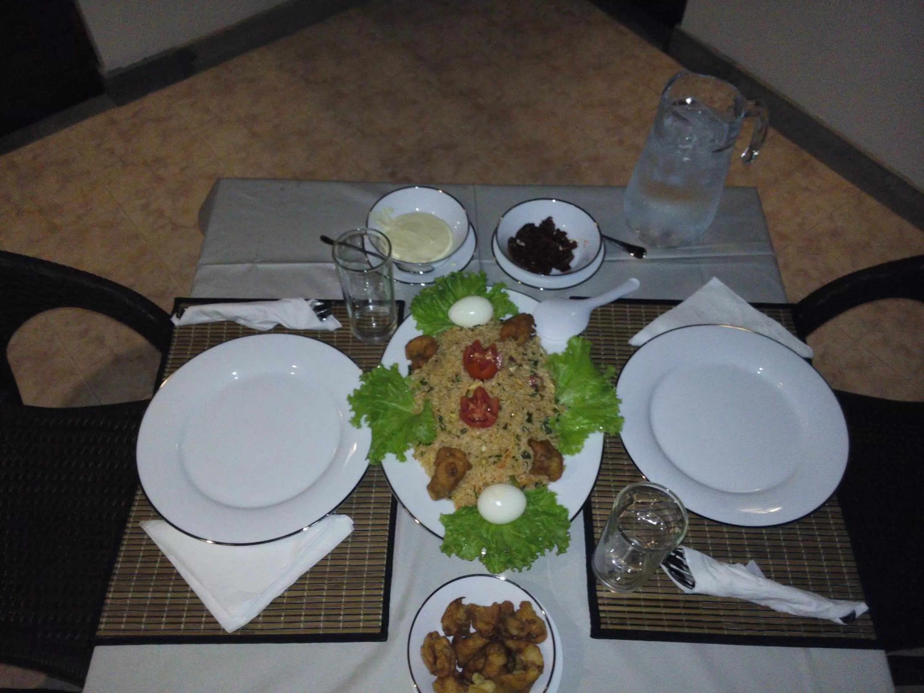 Dining area in Inlak Garden Hotel