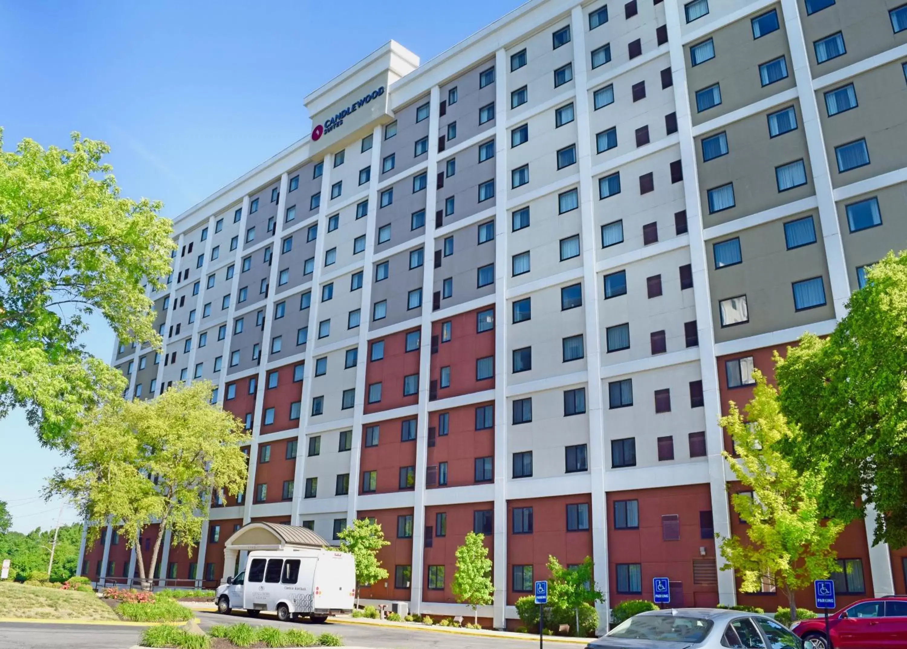 Property Building in Candlewood Suites Indianapolis Downtown Medical District, an IHG Hotel