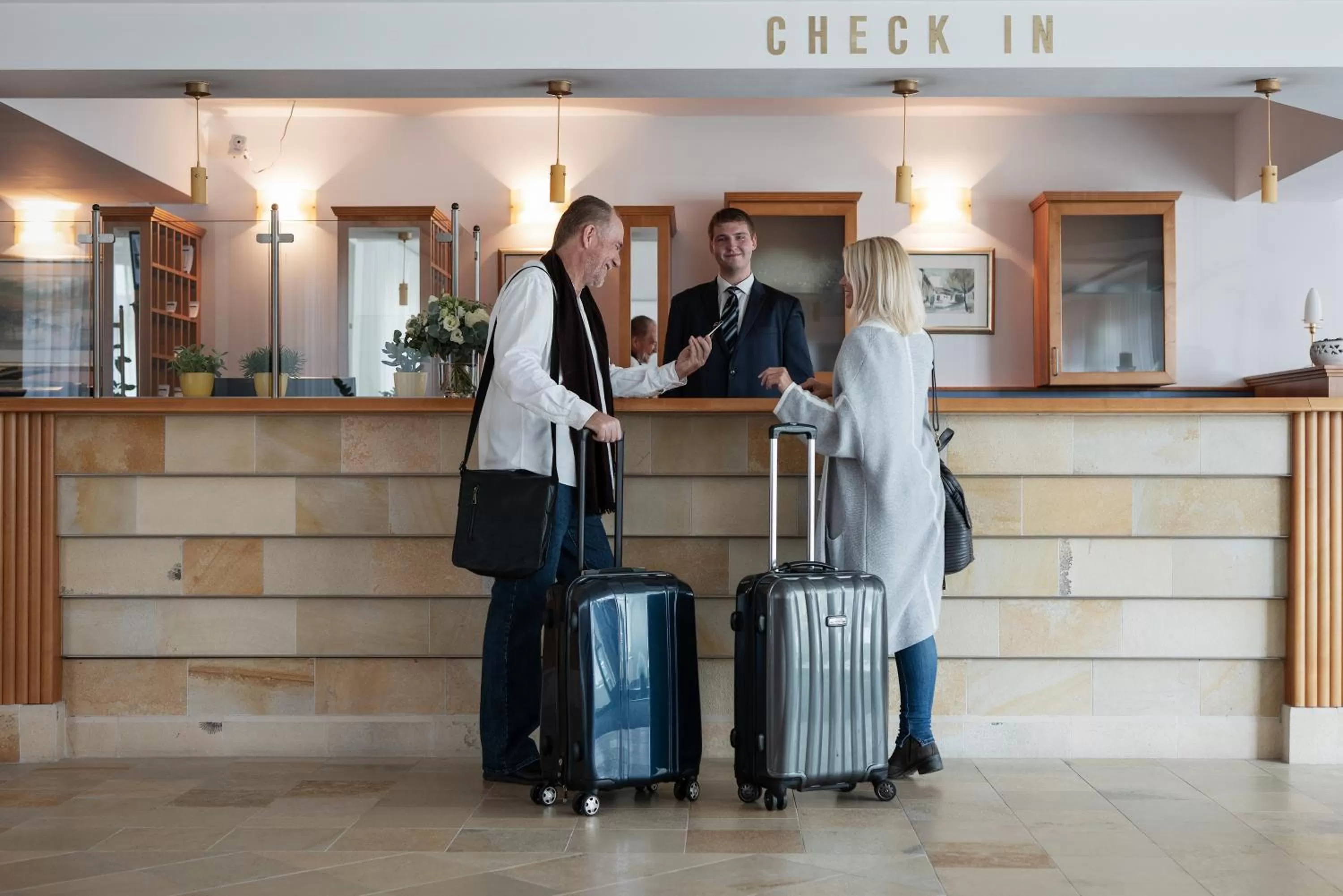 Lobby or reception in Hotel Wende