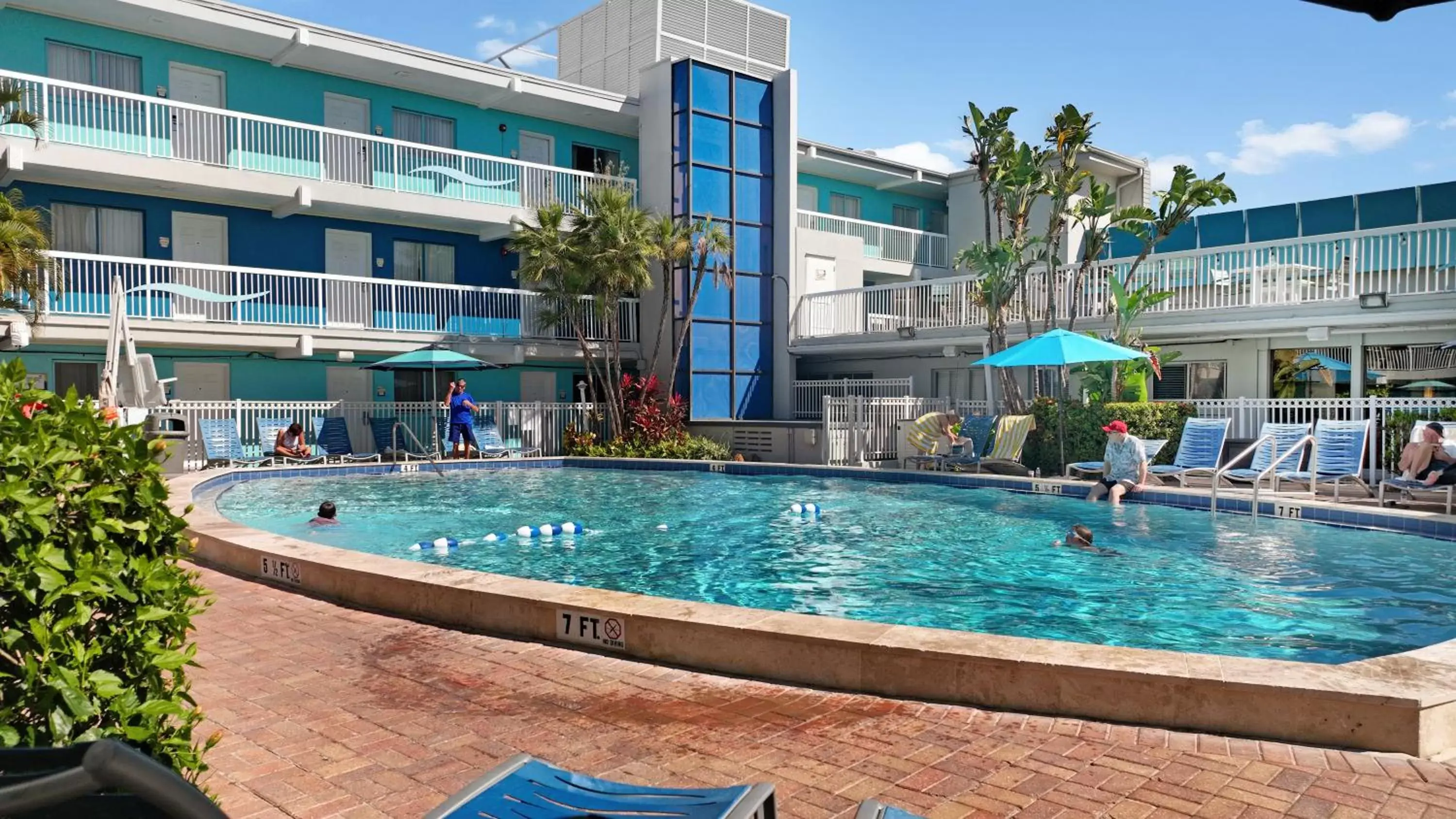 Property building, Swimming Pool in Bilmar Beach Resort