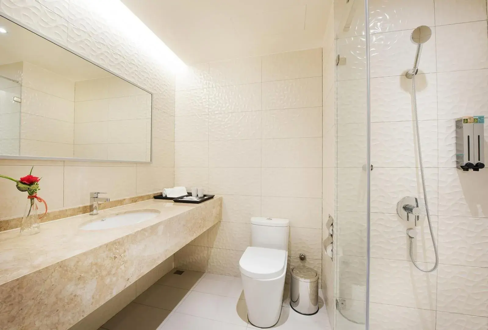 Shower, Bathroom in He Ti Hotel