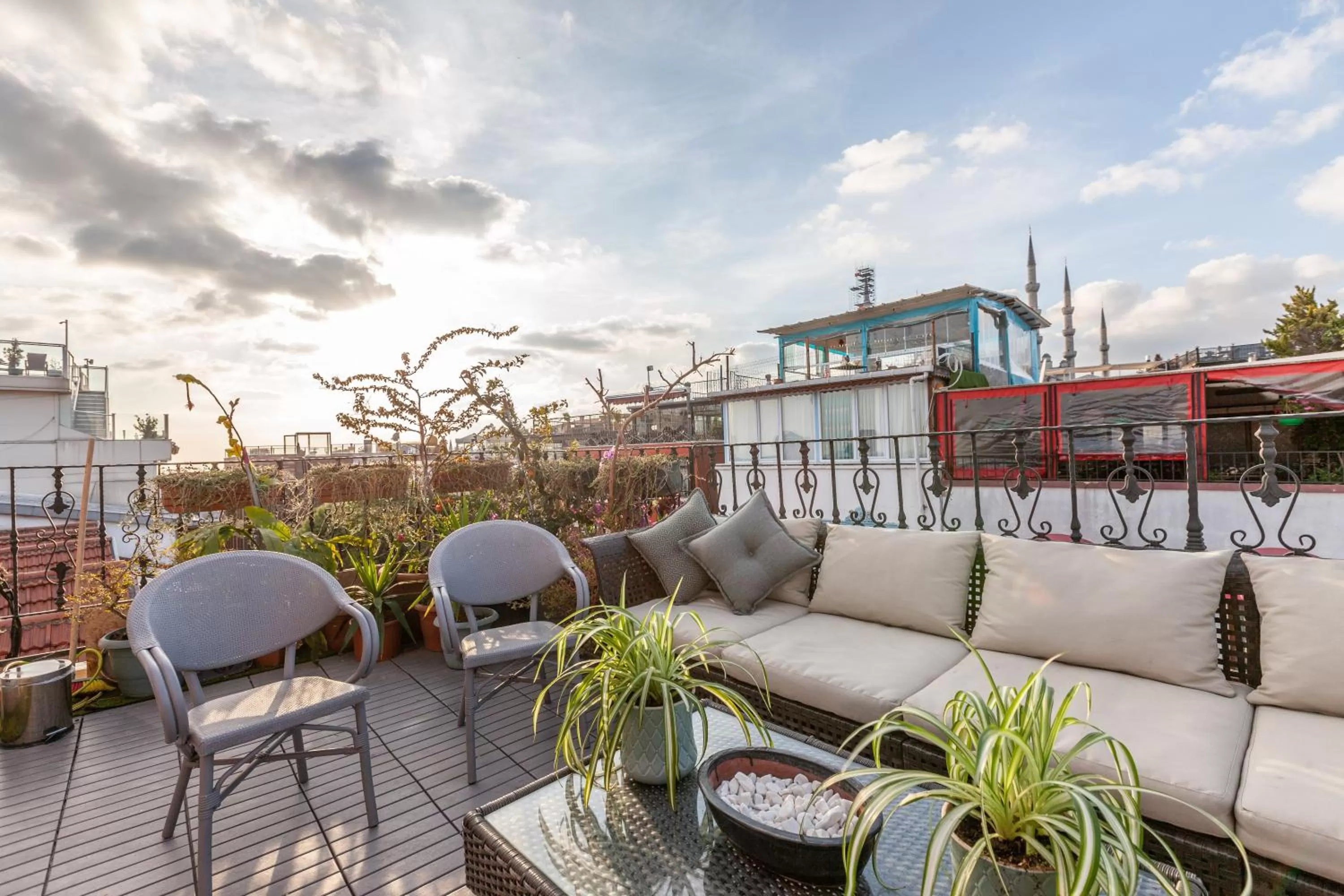 Balcony/Terrace in Romantic Hotel Istanbul