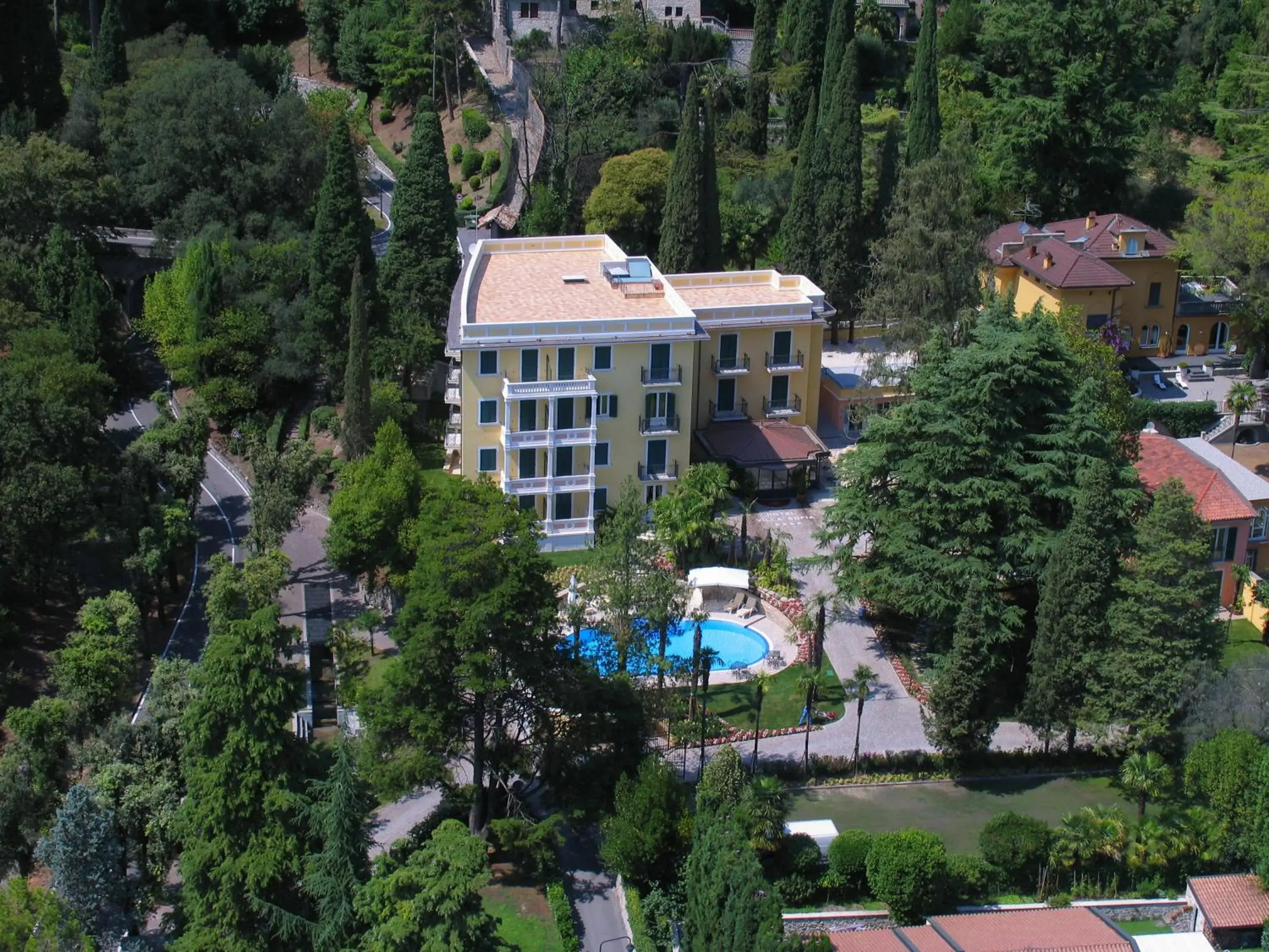 Bird's eye view, Bird's-eye View in Hotel Villa Sofia