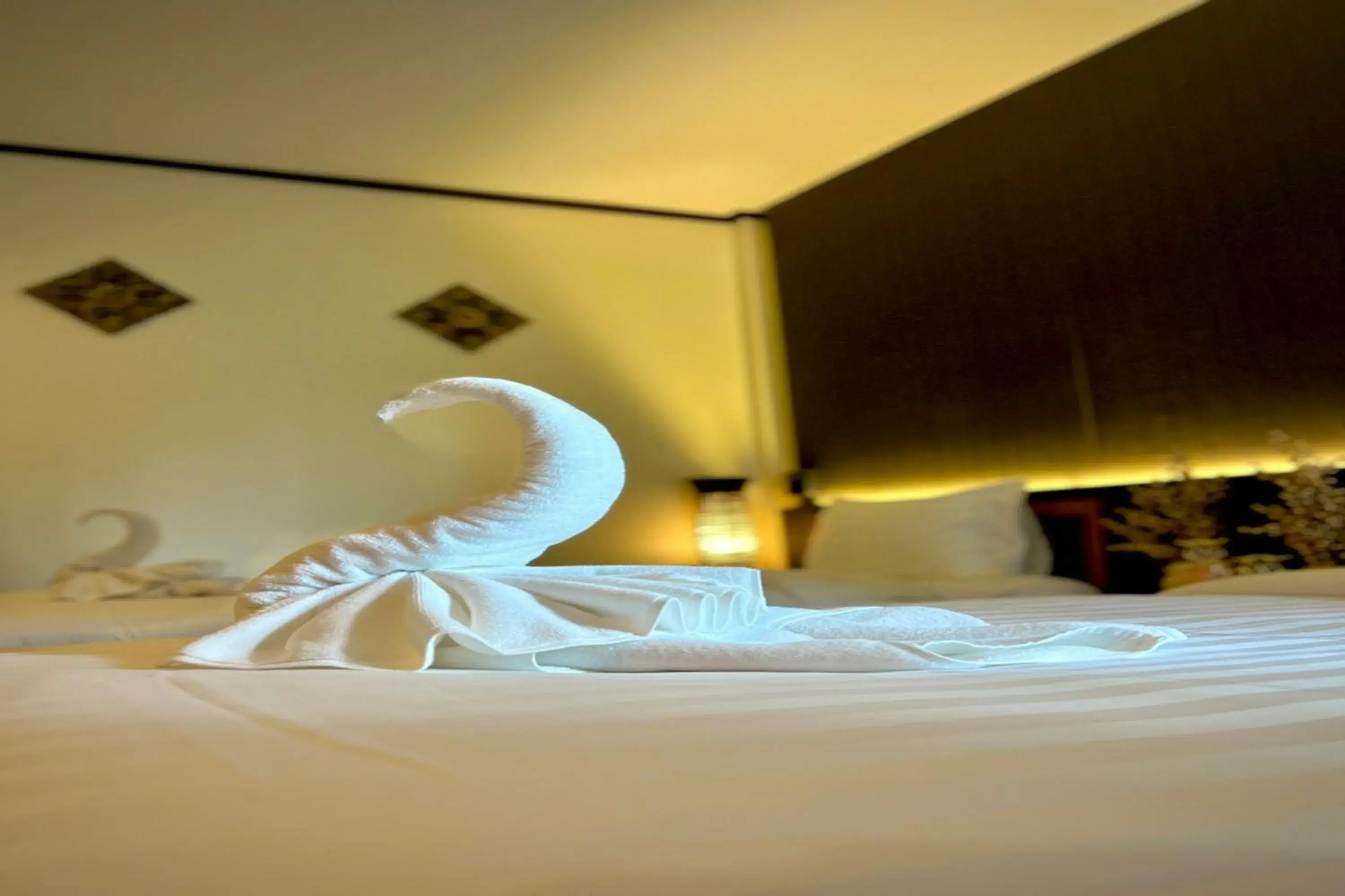 Bed in Na Mantra Resort