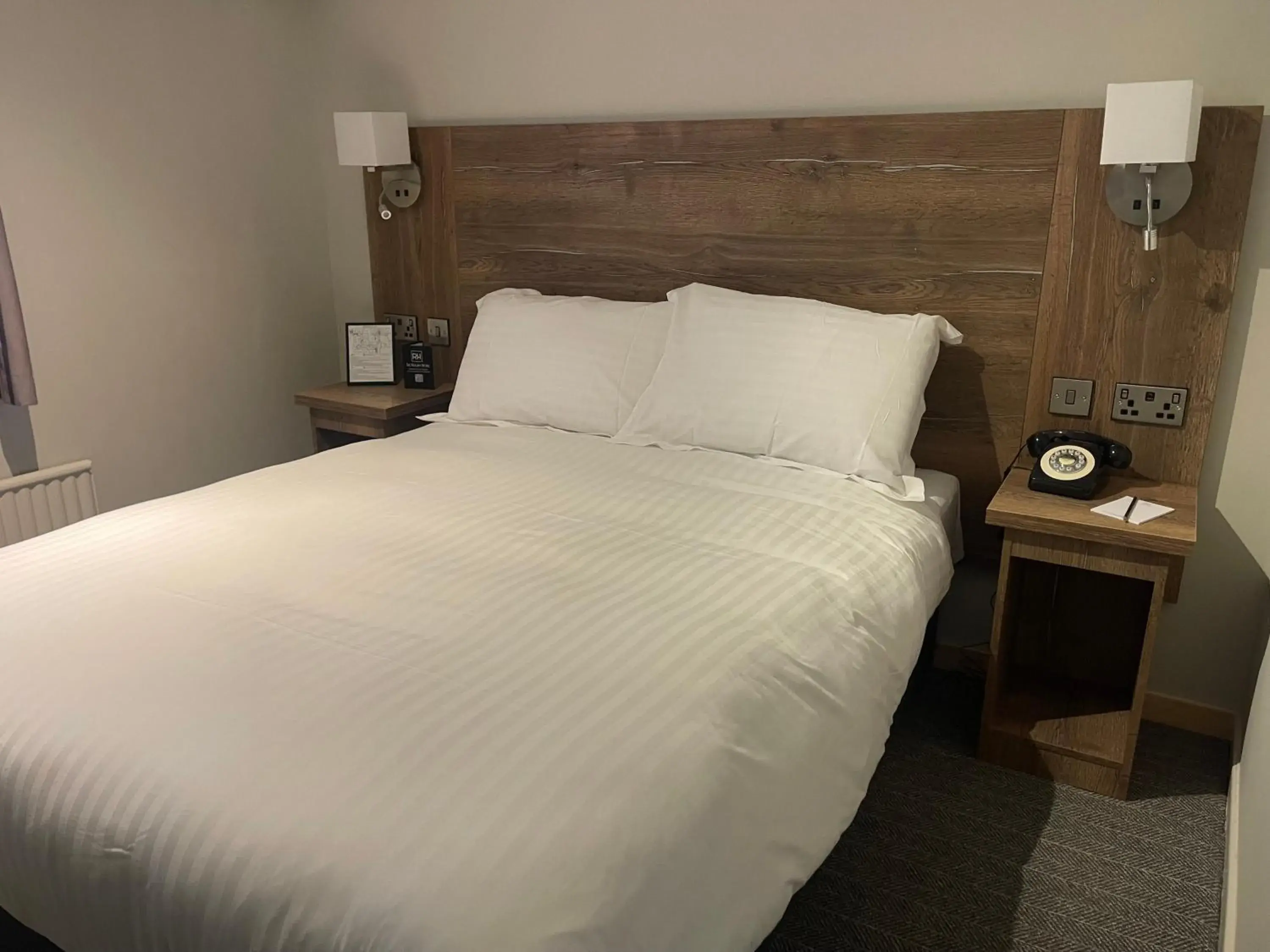 Bed in The Rugby Hotel