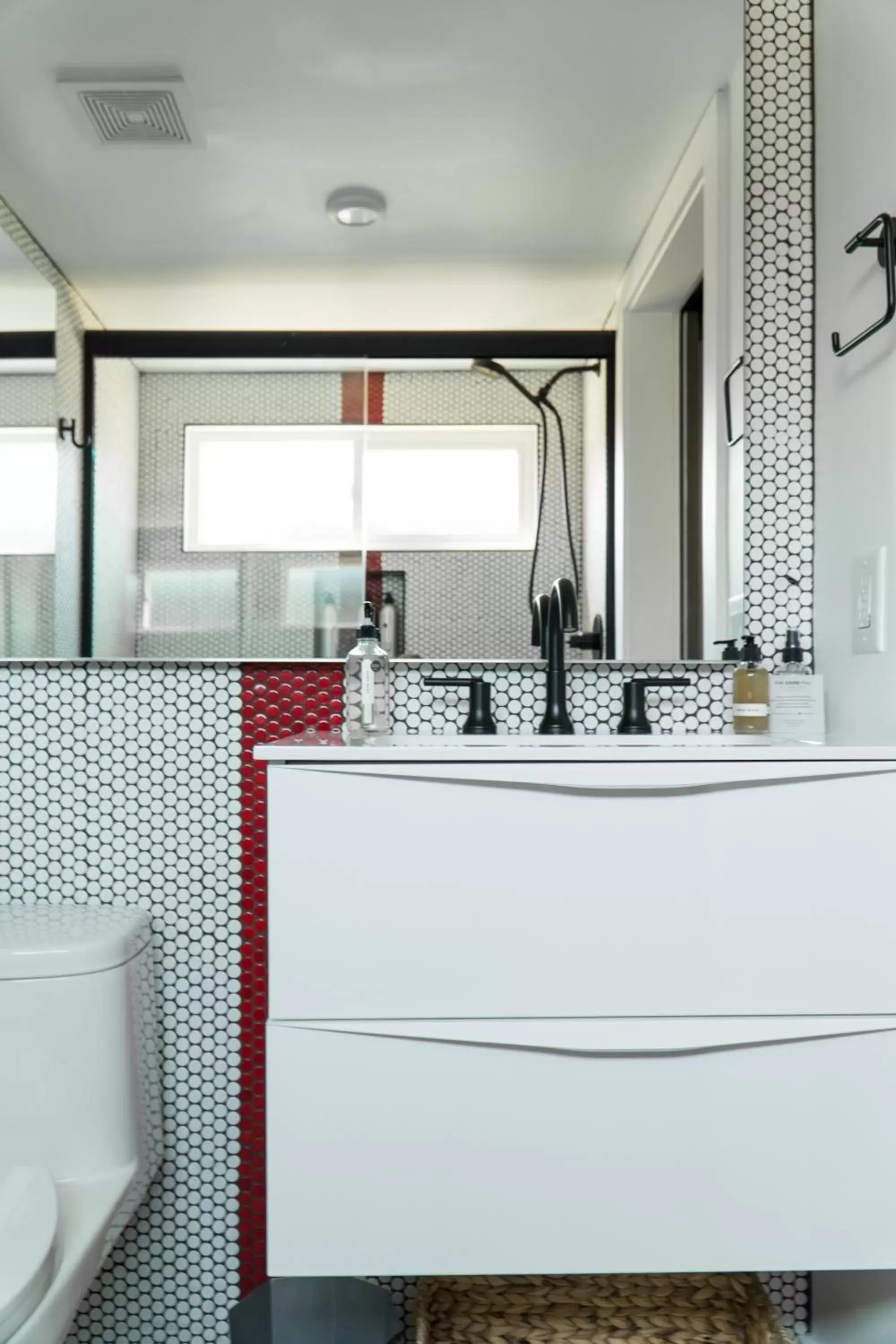 Bathroom, Floor Plan in Ironwood Grove, Tiny House Hotel