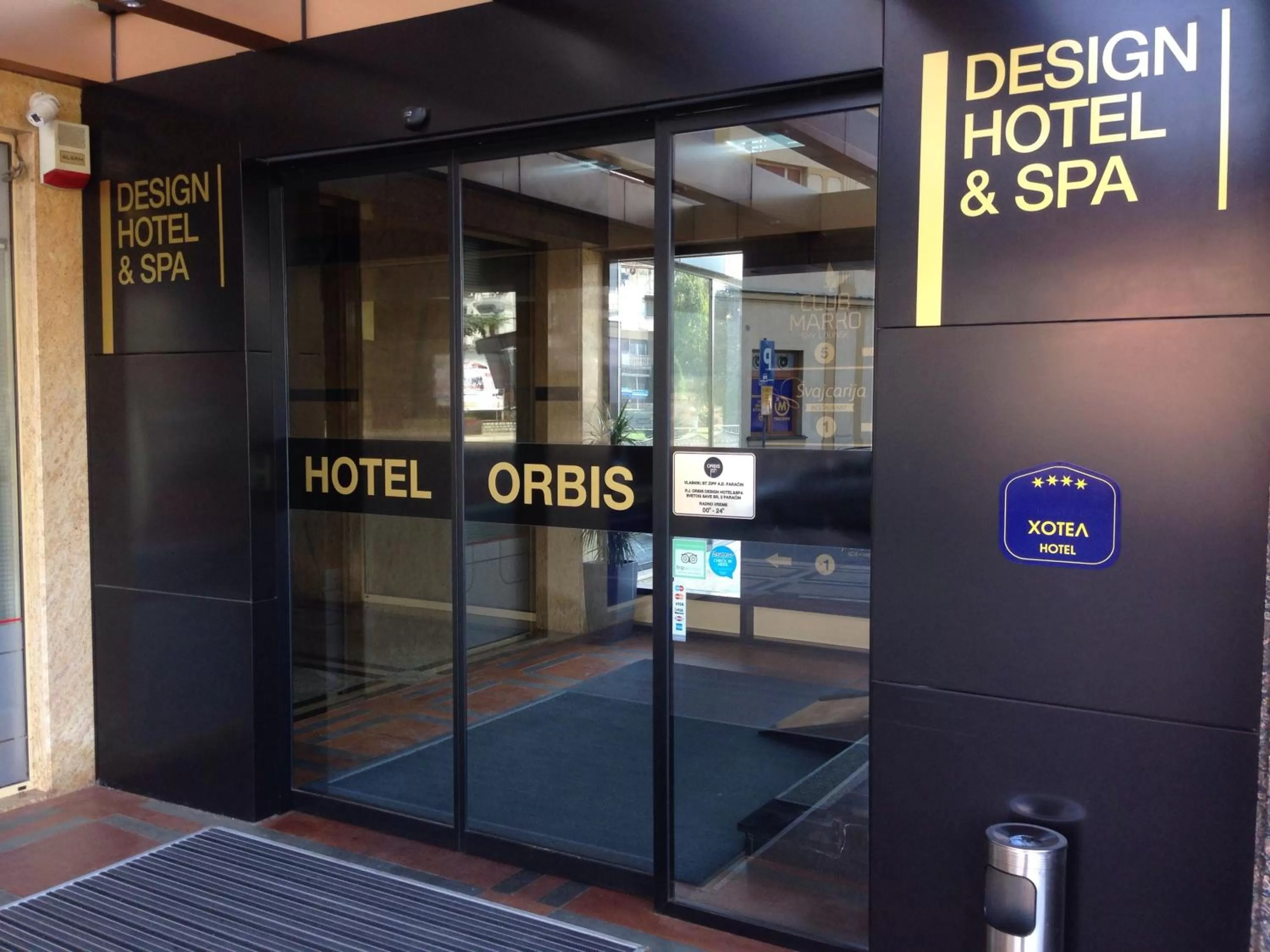 Facade/entrance in Orbis Design Hotel & Spa