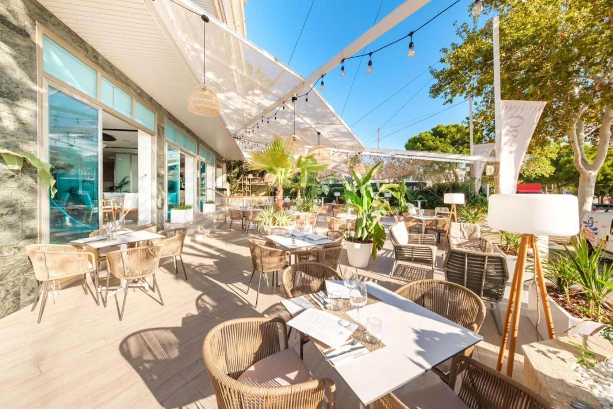 Restaurant/places to eat in Hotel Agua Beach "Adults only"