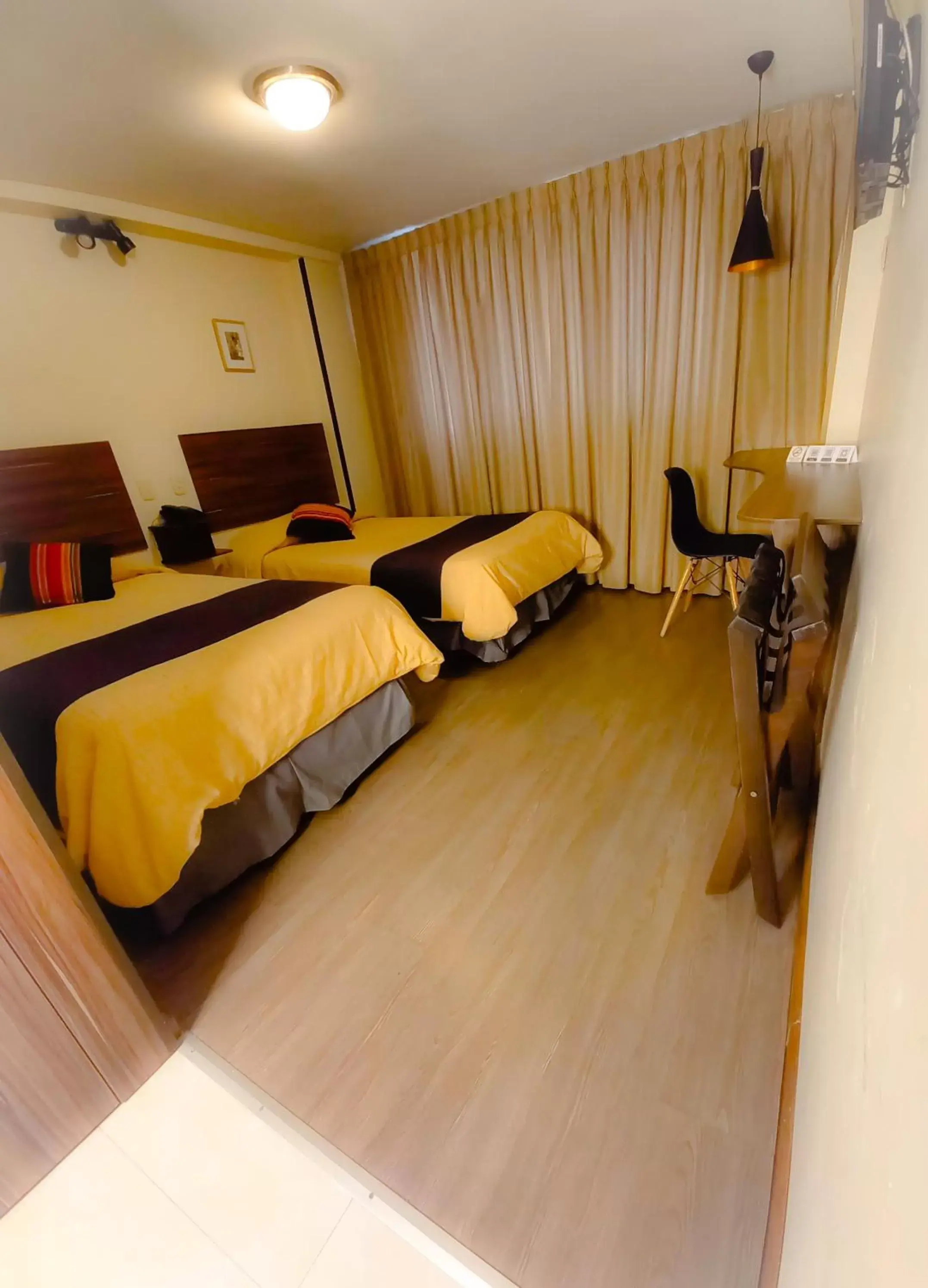 Bed in Hotel Sagarnaga