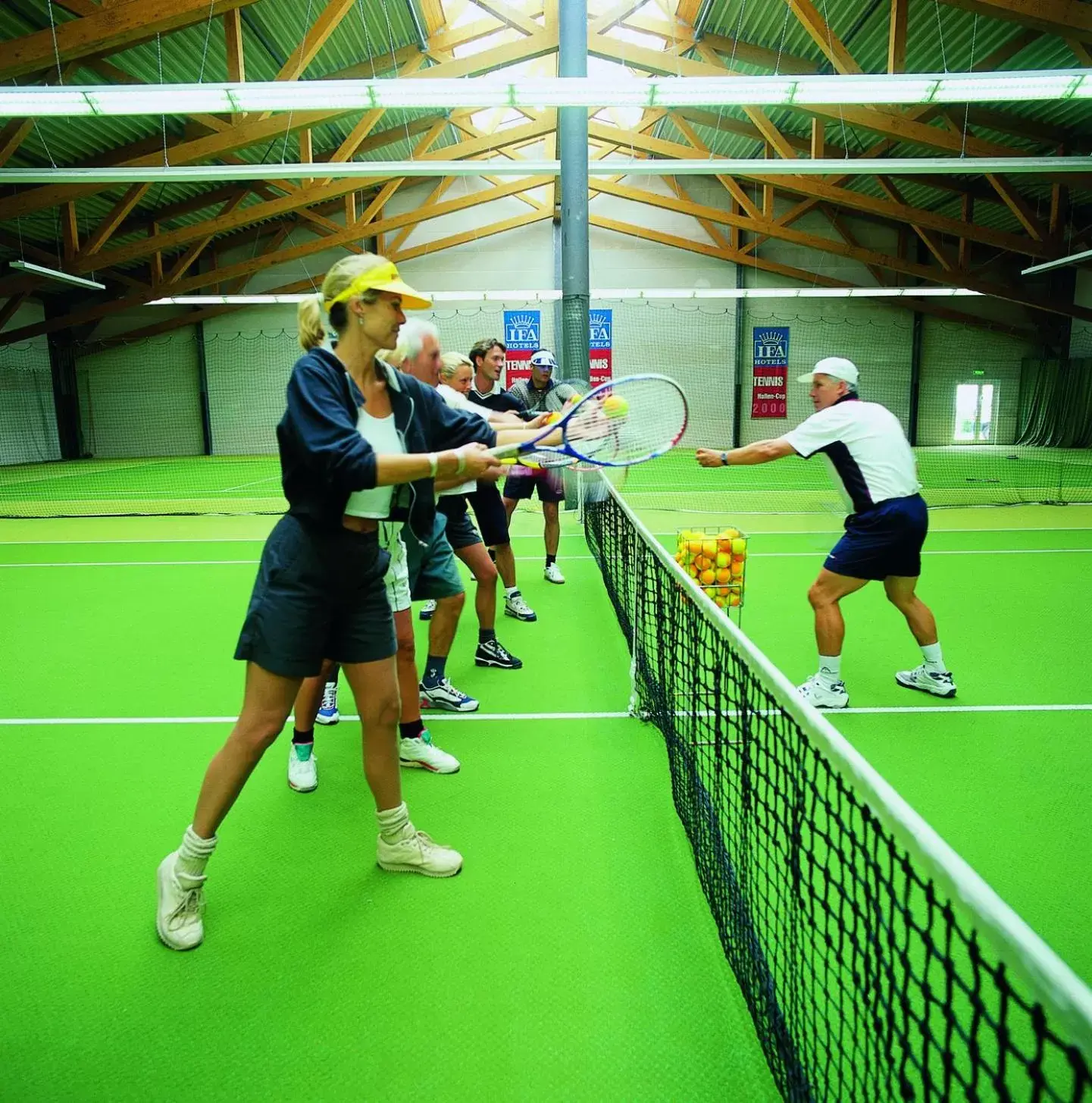 Tennis court in IFA Schöneck Hotel & Ferienpark