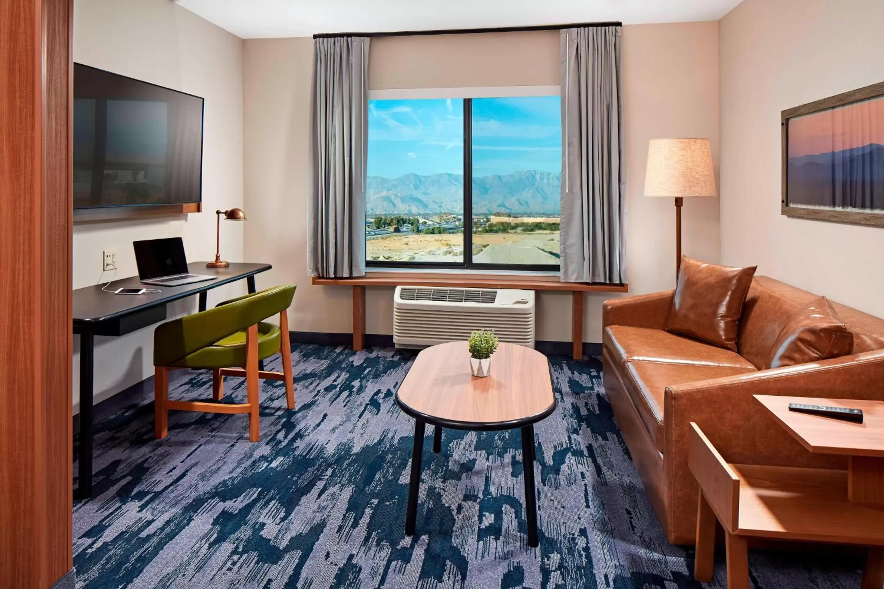 Living room, Seating Area in Fairfield by Marriott Inn & Suites Indio Coachella Valley