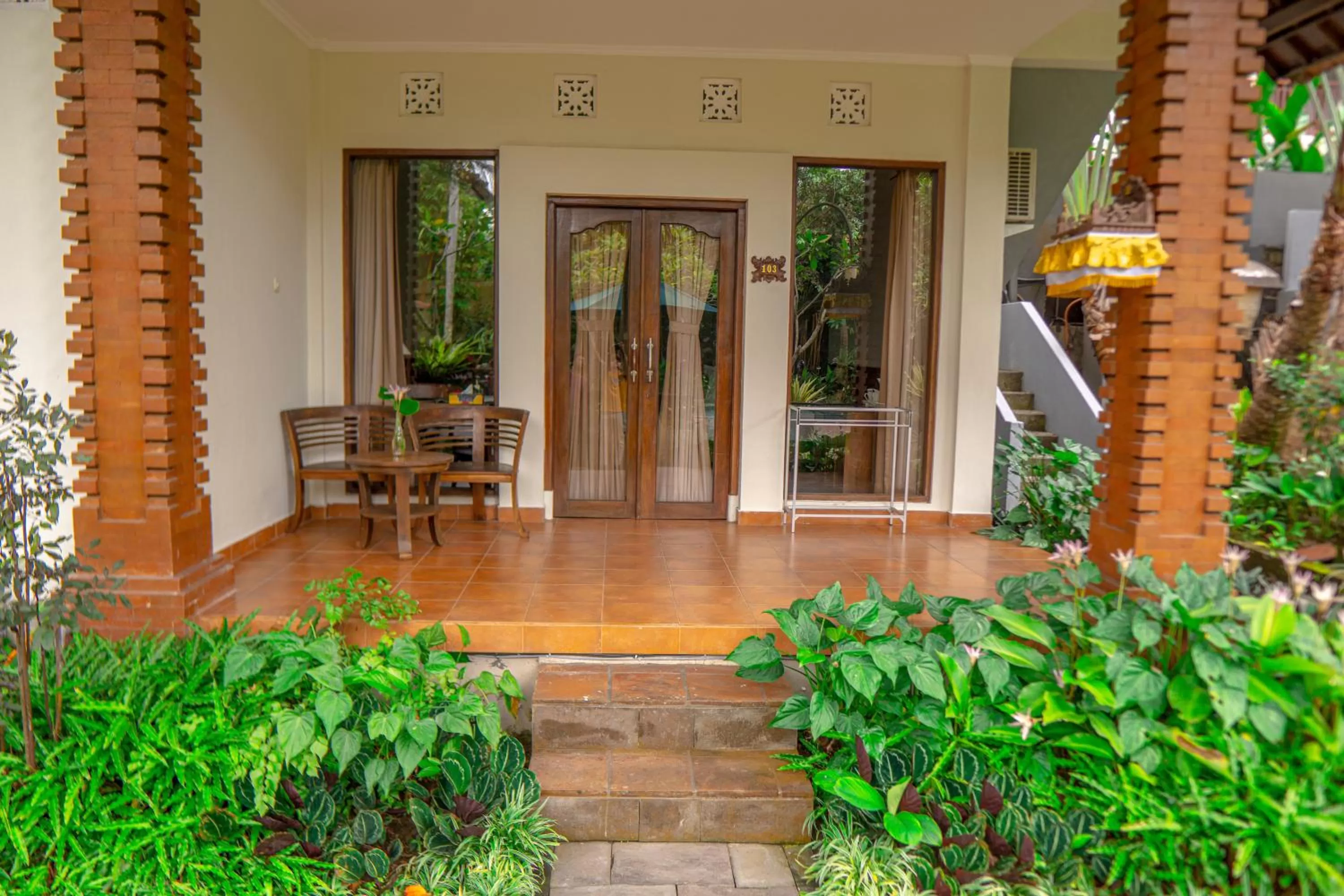 Balcony/Terrace in Artini Bisma Ubud Hotel