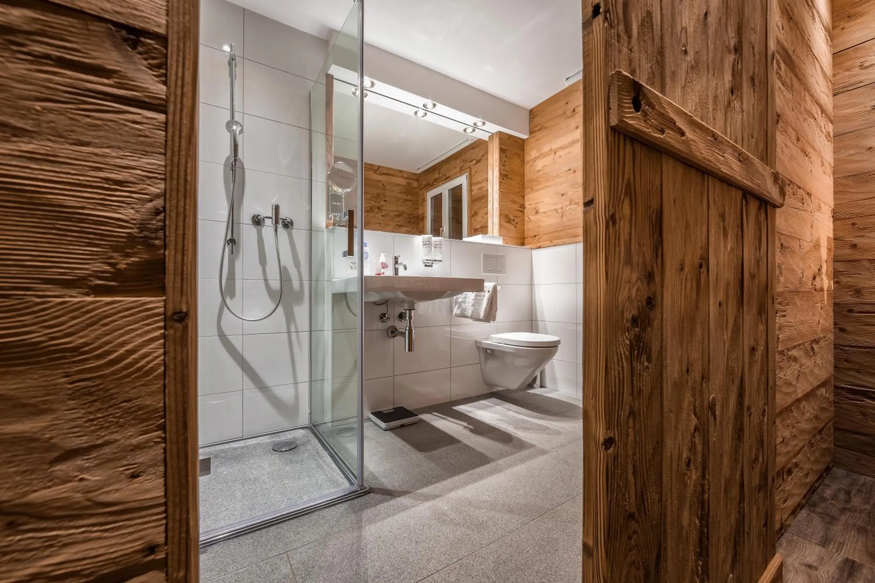 Bathroom in Arosa Vetter Hotel