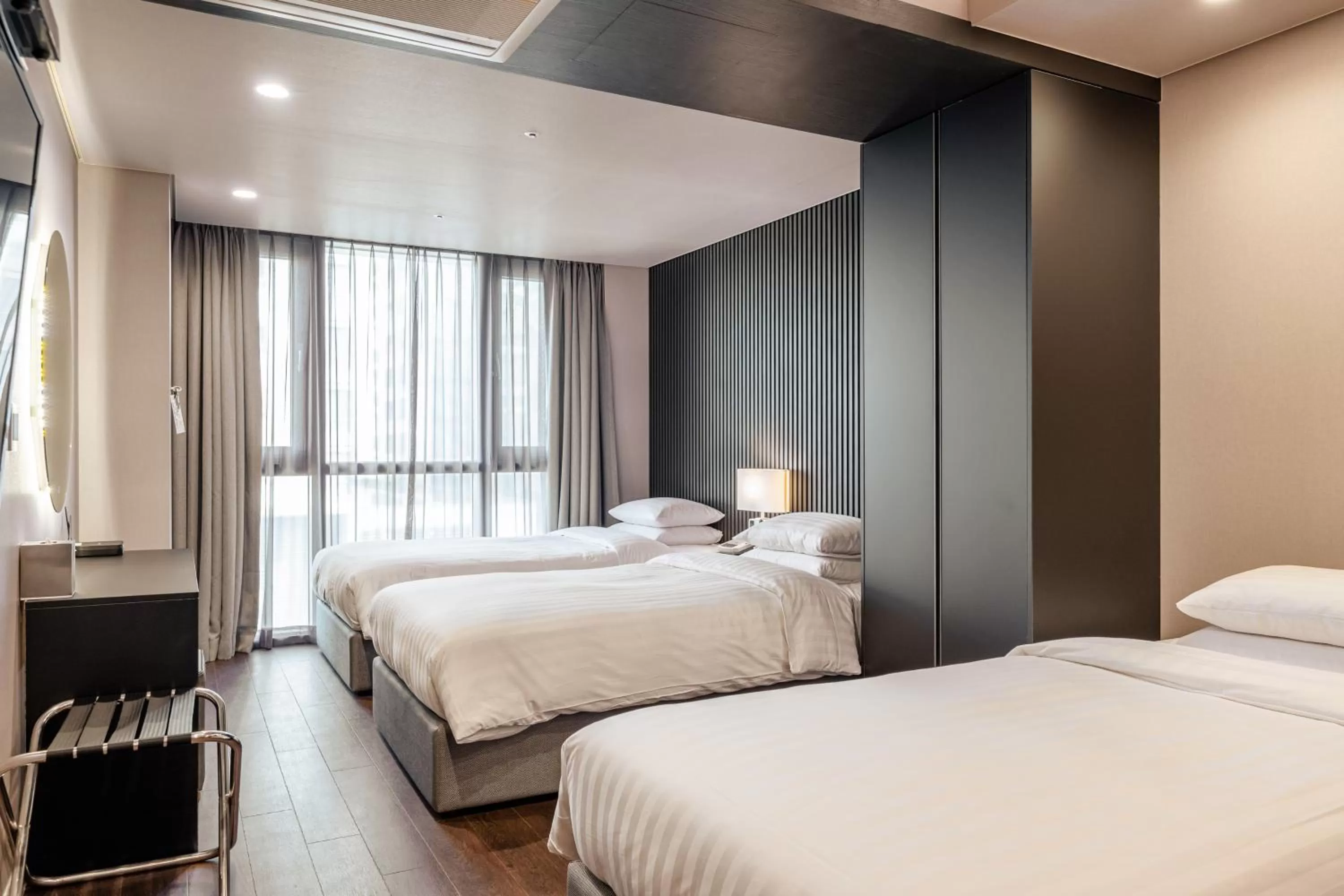 Bed in Haeundae Centum Hotel