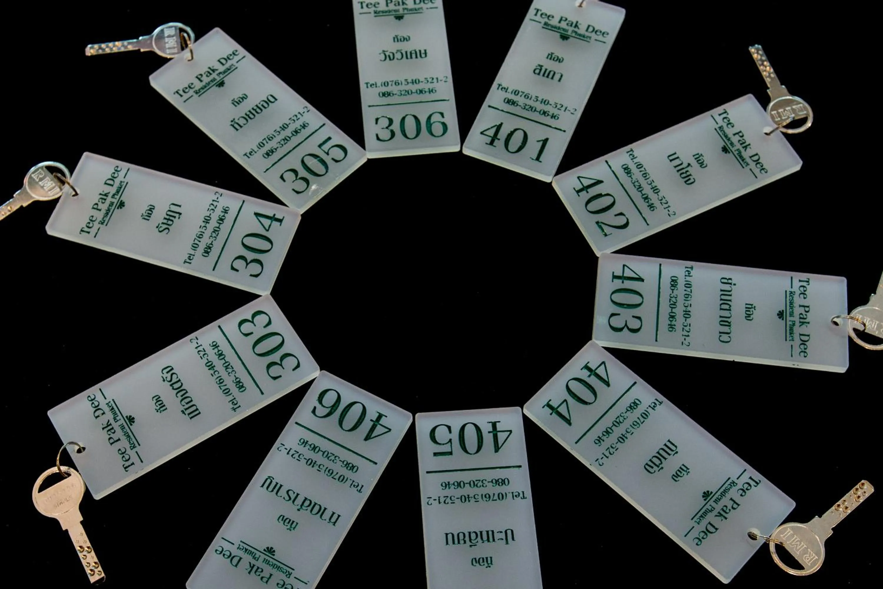 Certificate/Award in Tee Pak Dee Resident Phuket