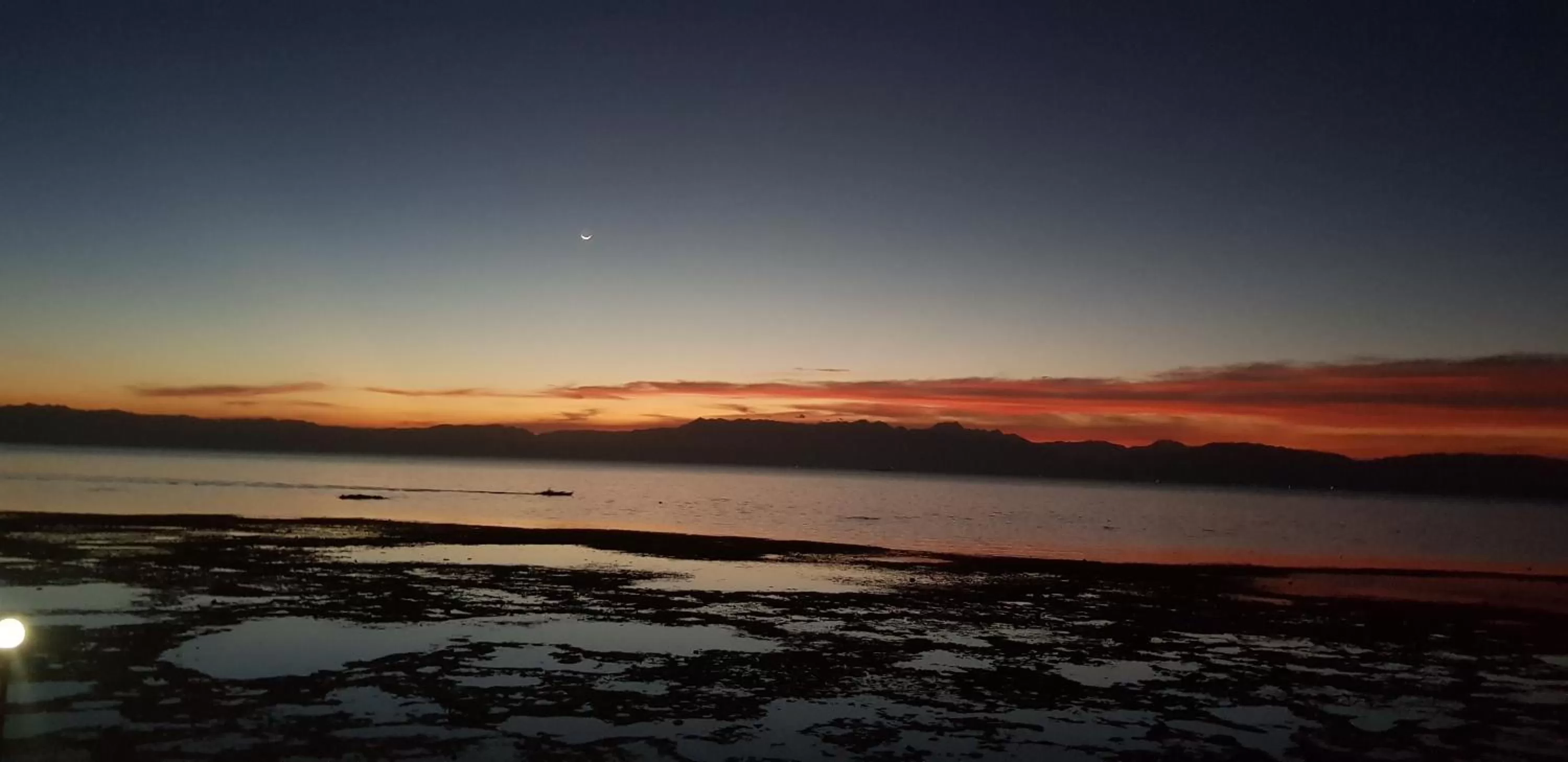 Sunset in Tauig Beach Resort