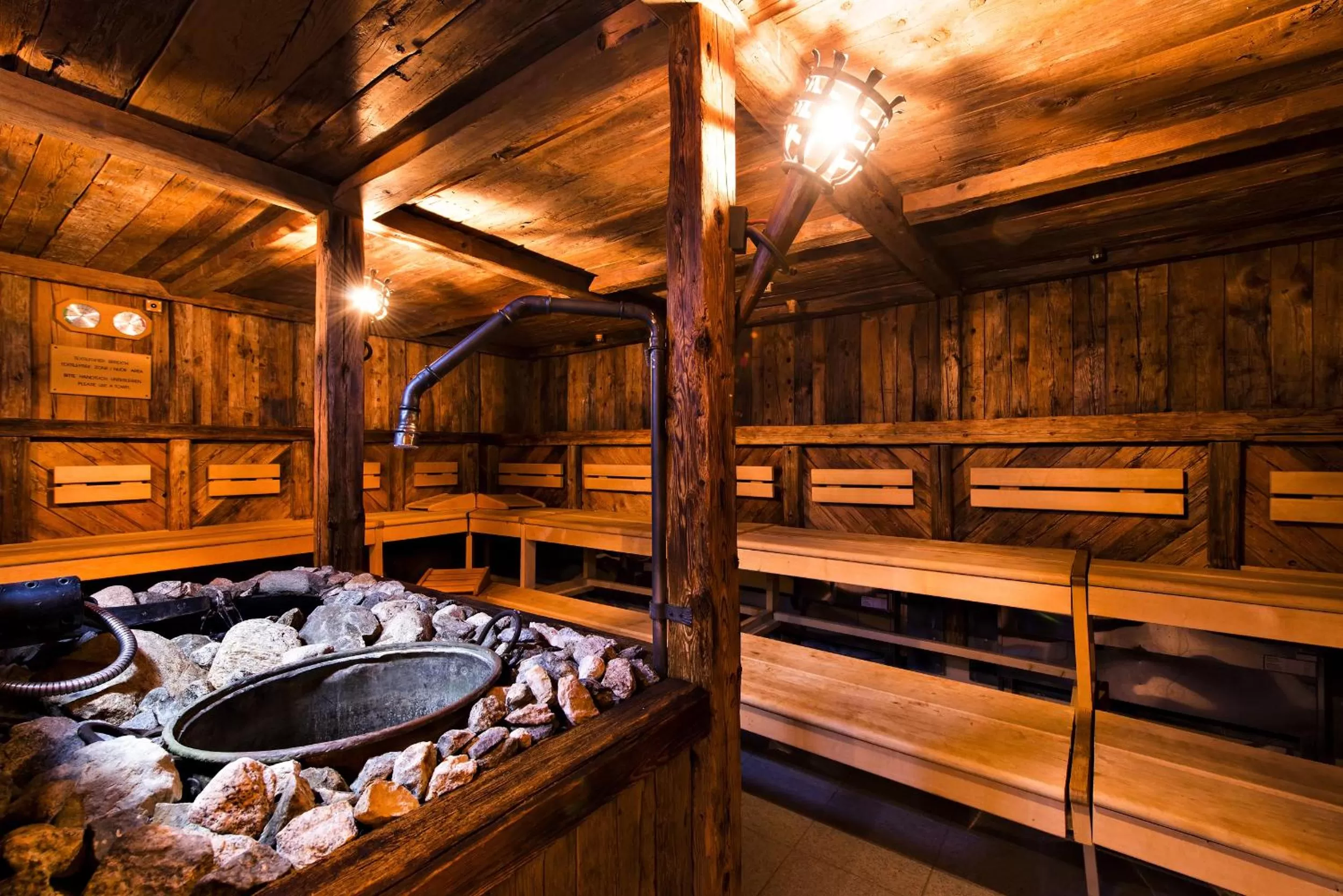 Sauna in Grand Hotel des Bains Kempinski