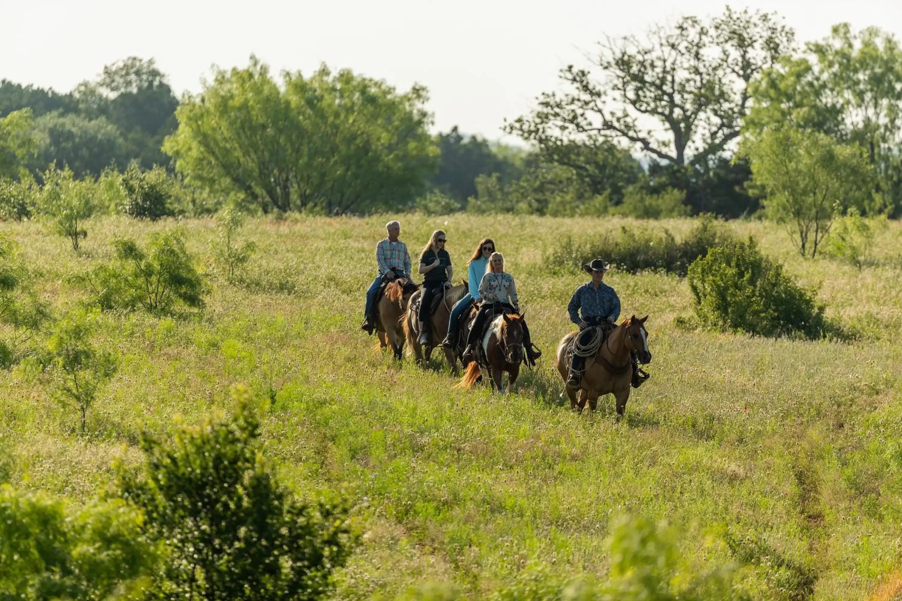 Spring, Horseback Riding in Wildcatter Ranch and Resort