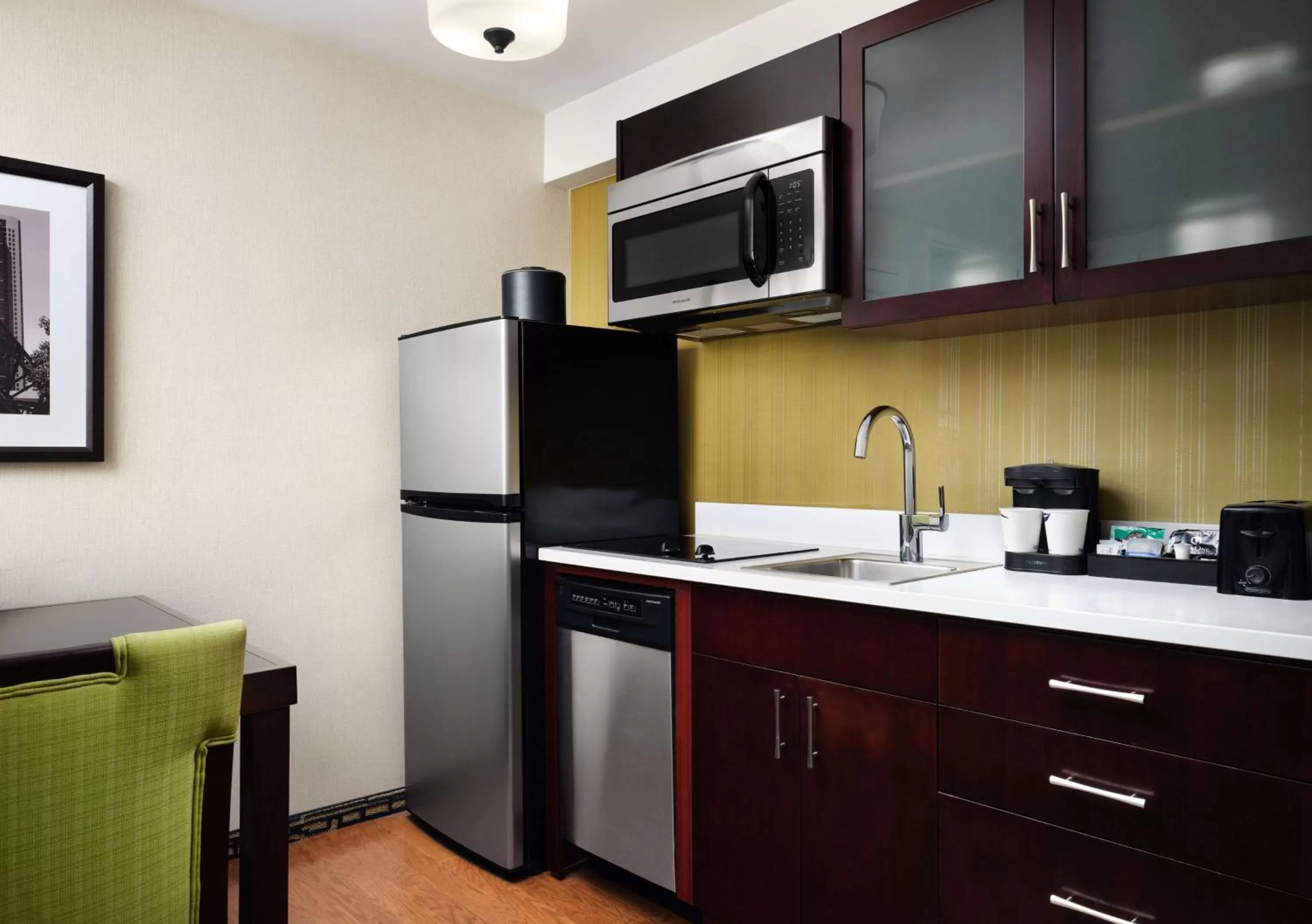 Kitchen or kitchenette in Homewood Suites by Hilton Chicago Downtown - Magnificent Mile