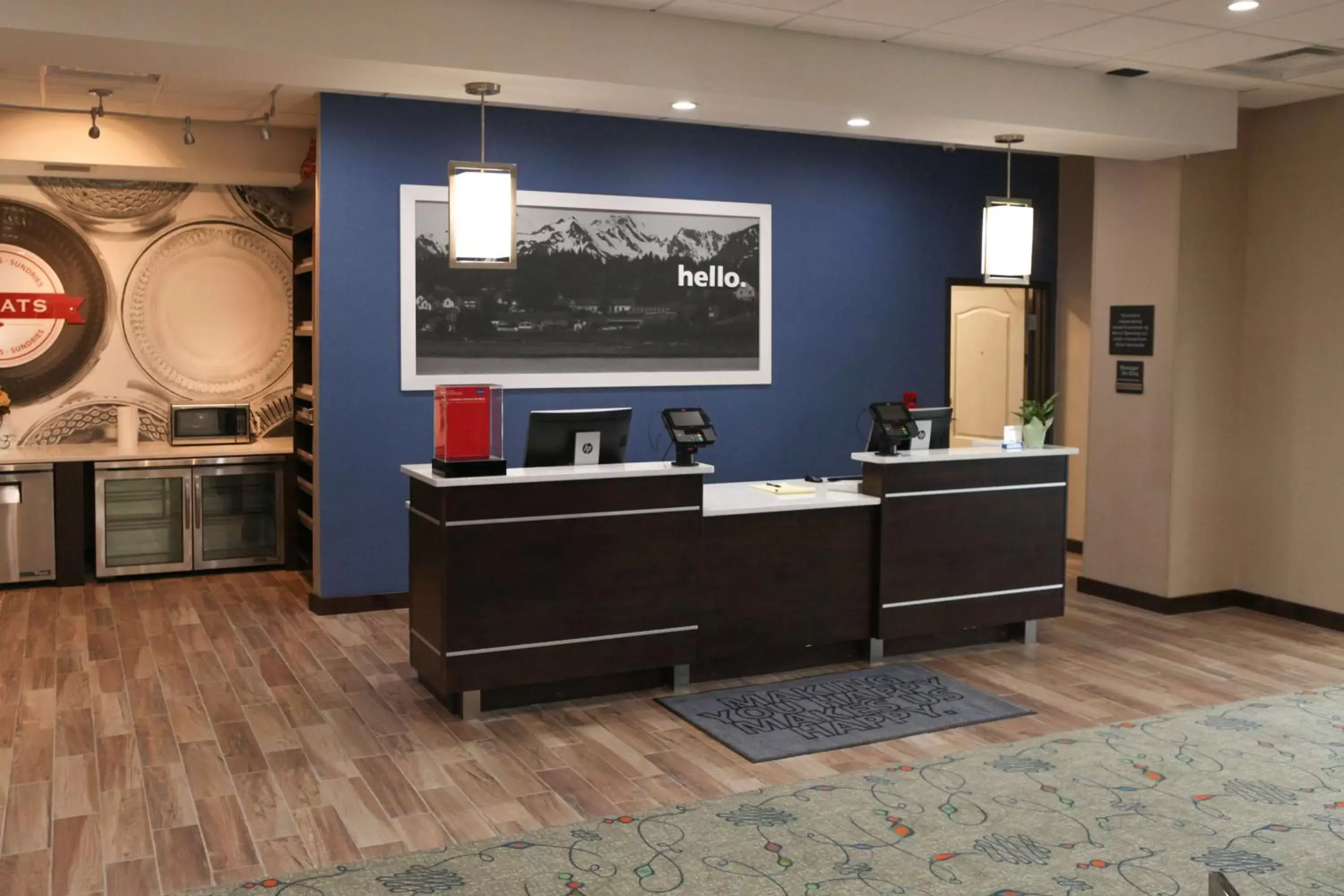 Lobby or reception in Hampton Inn & Suites Lafayette Lobby or reception in Hampton Inn & Suites Lafayette
