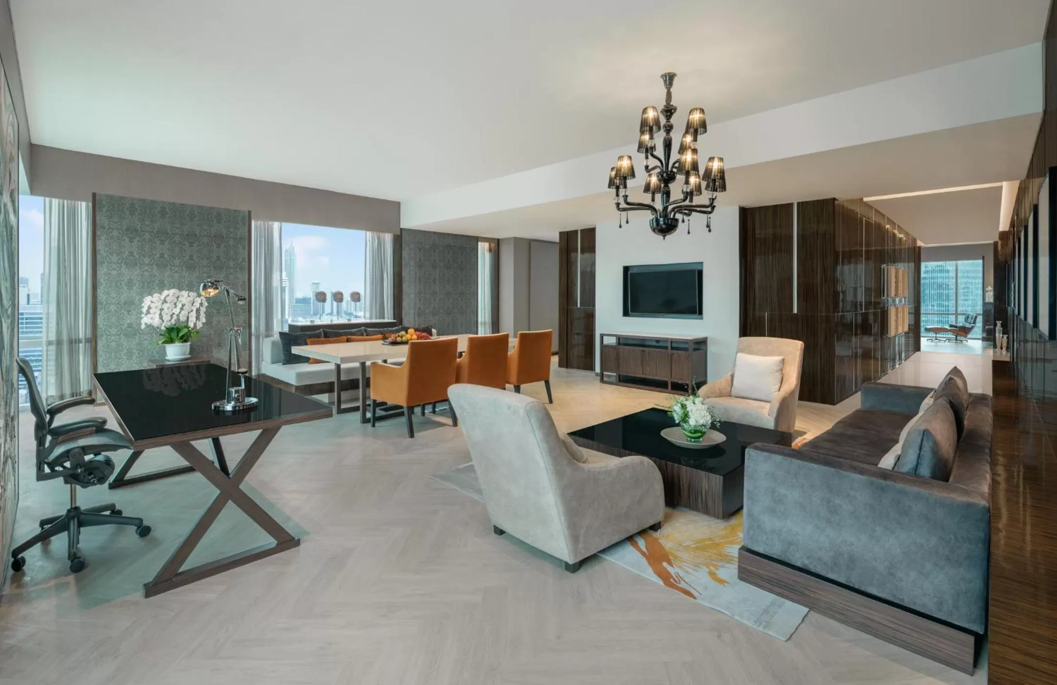 Living room in Le Meridien Bangkok