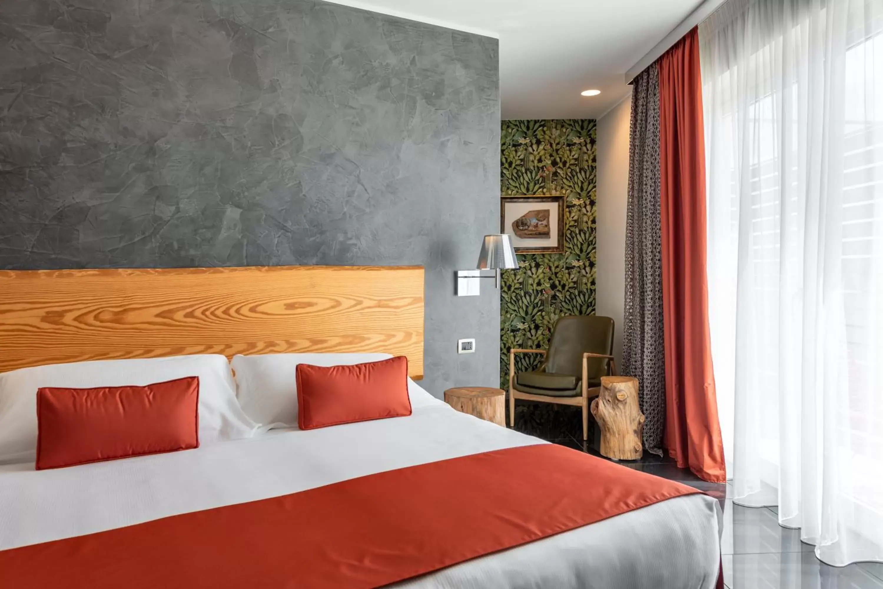 Decorative detail, Bed in Wellness Spa Hotel Principe Fitalia