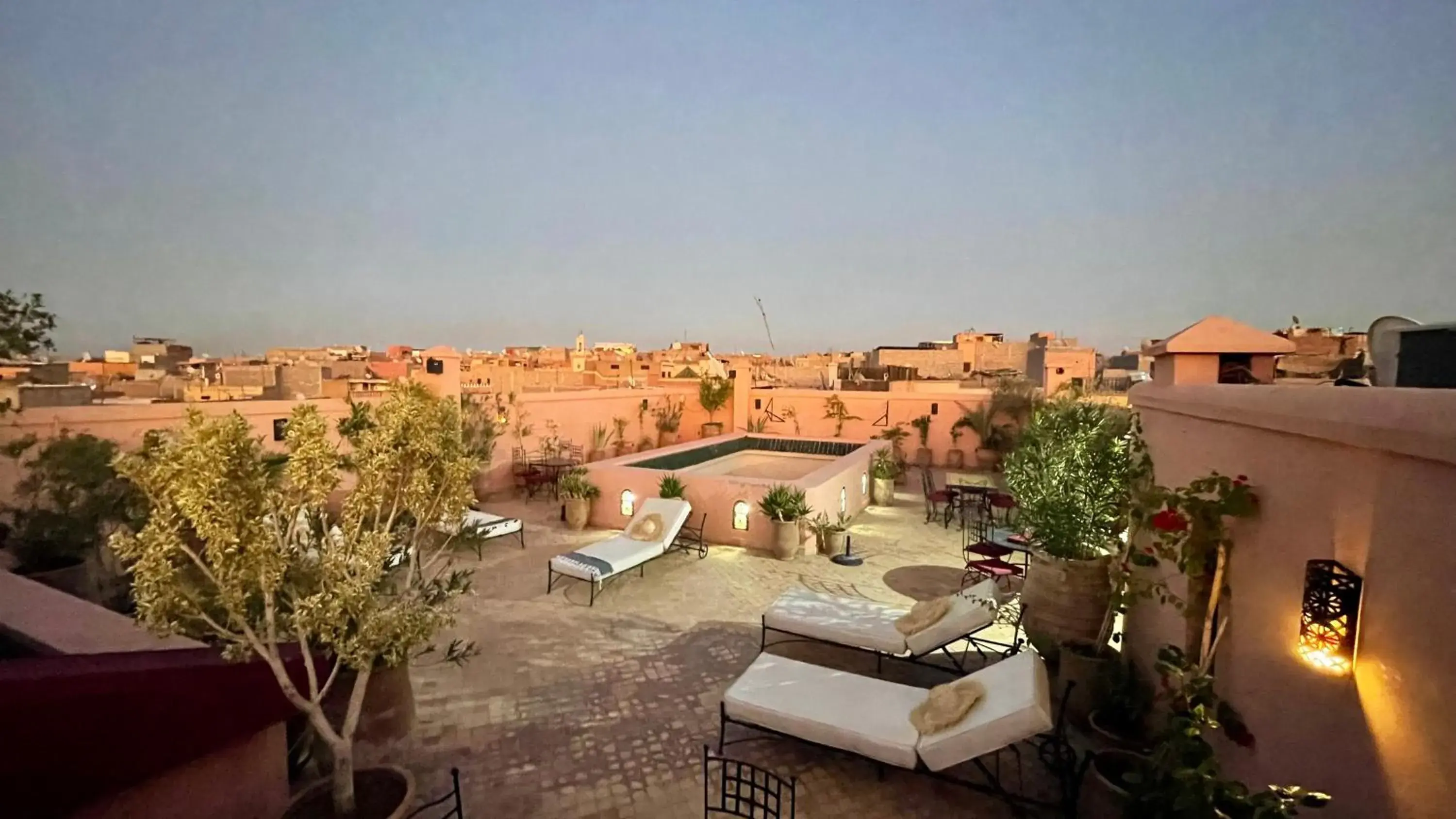 Balcony/Terrace in Riad Dar Foundouk and Spa