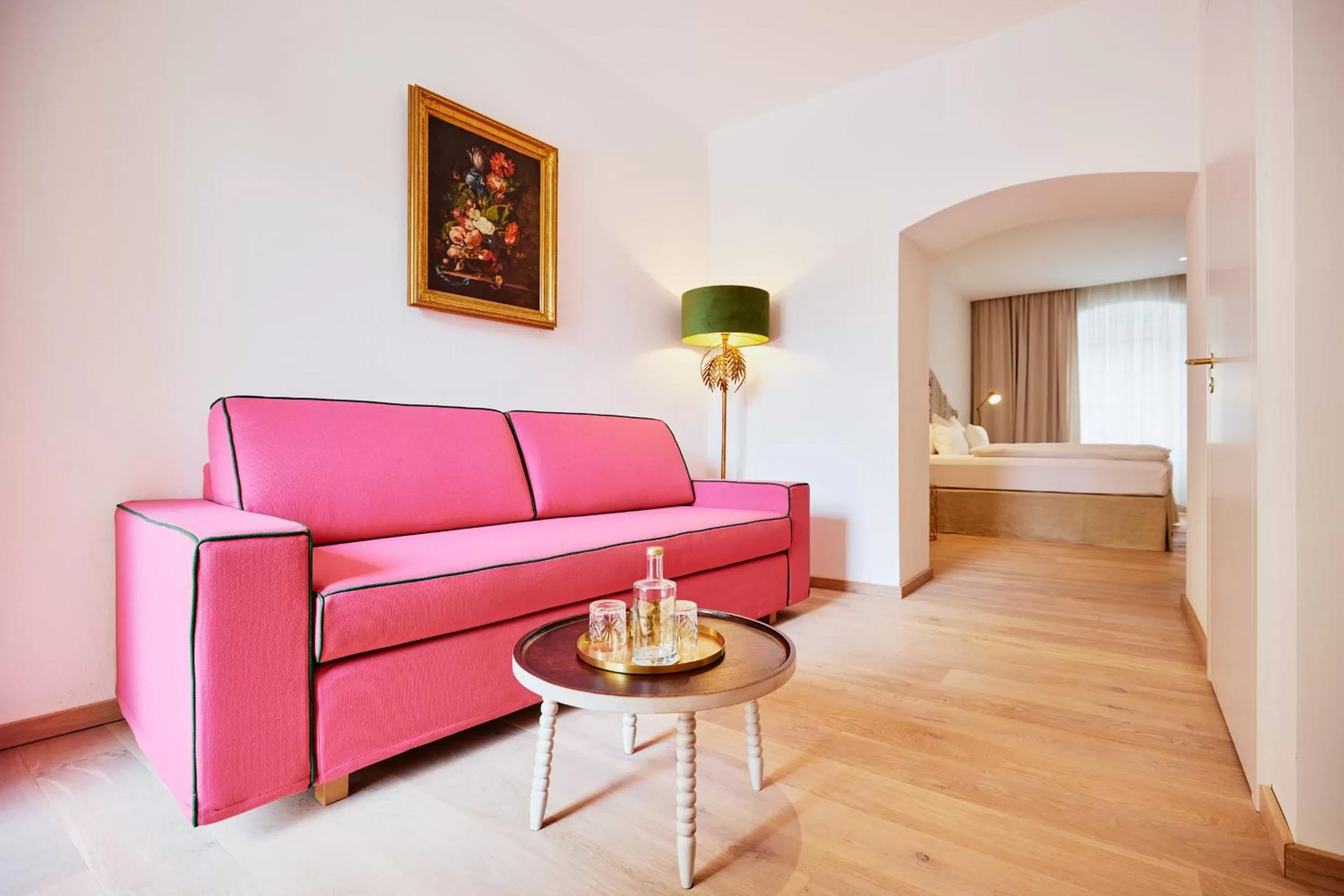 Living room in Boutiquehotel Zum Goldenen Hirschen