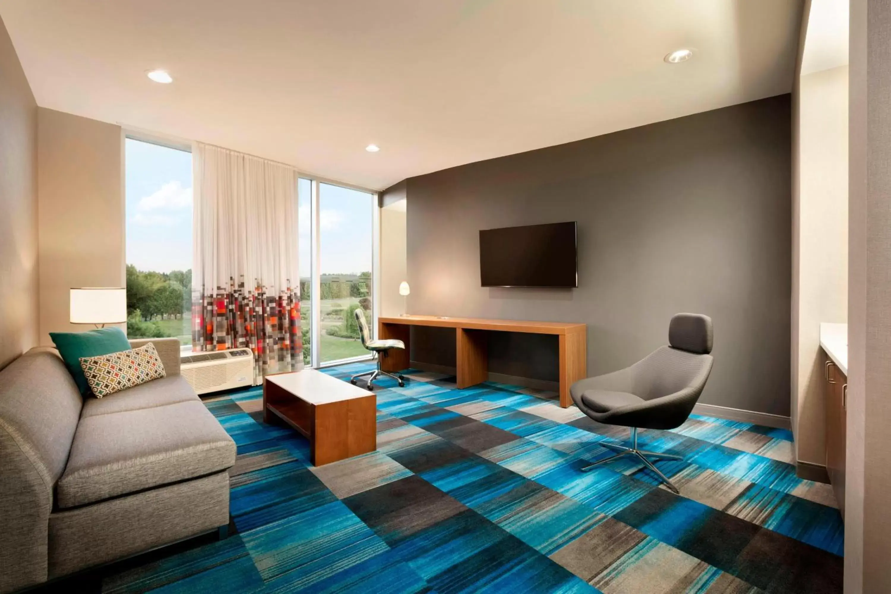 Photo of the whole room, Seating Area in Aloft Hillsboro-Beaverton