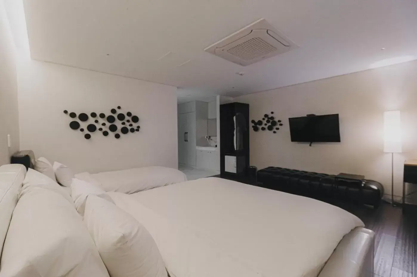 Bed in ACC Design Hotel