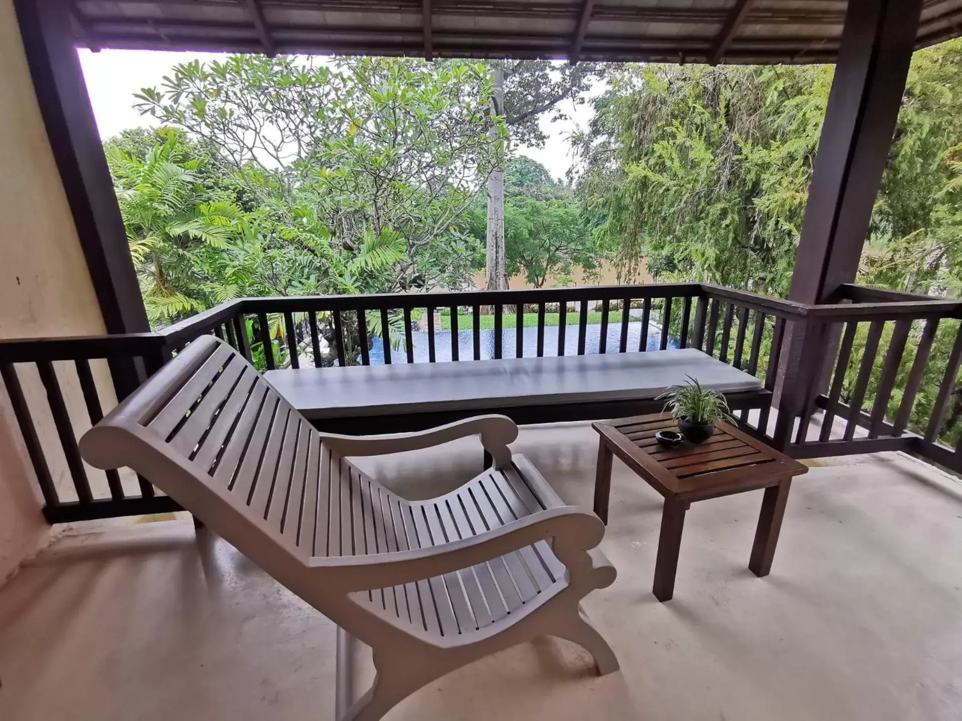 Balcony/Terrace in Lanna Dusita Riverside Boutique Resort