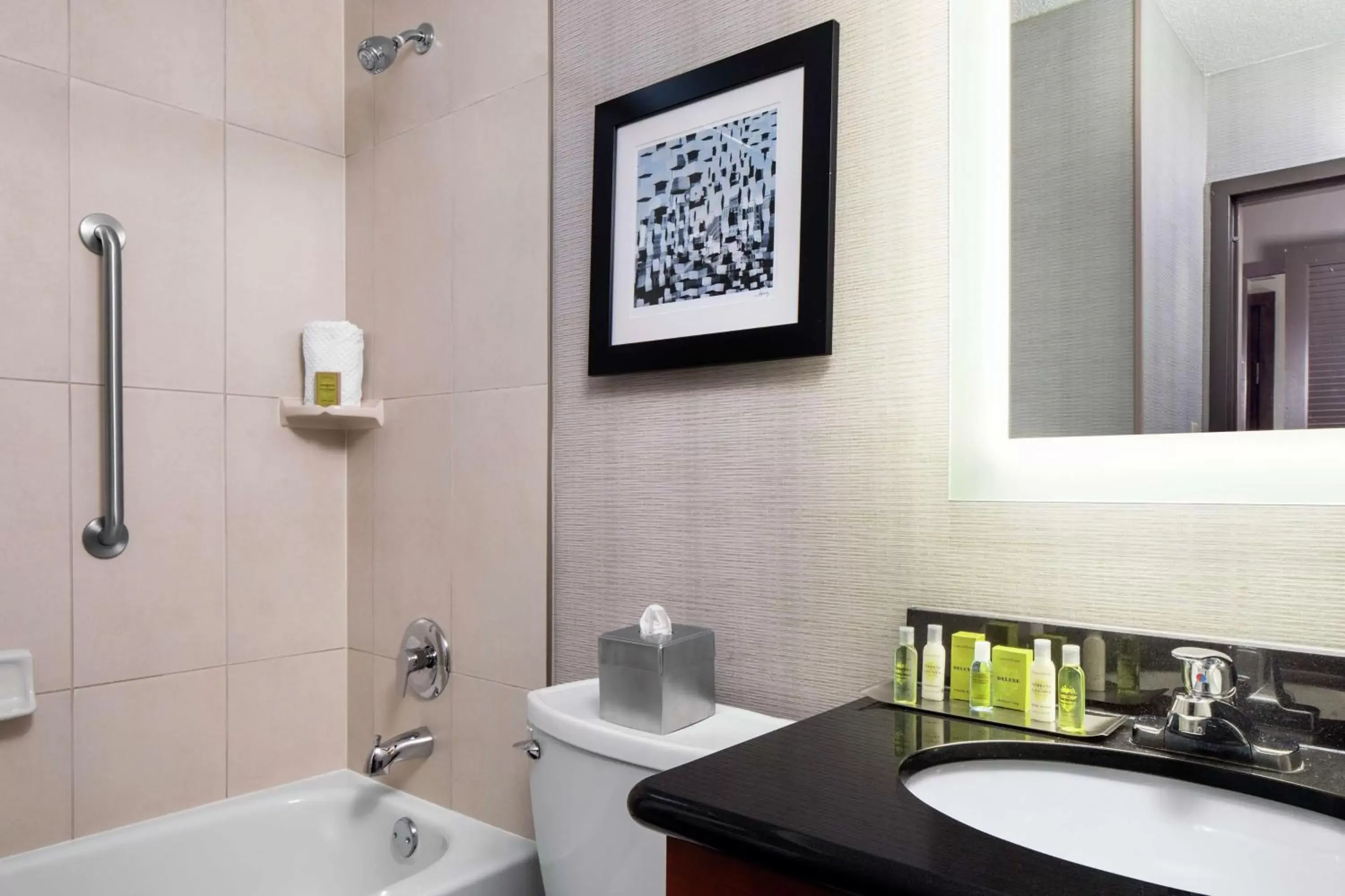 Bathroom in DoubleTree by Hilton Cleveland – Westlake