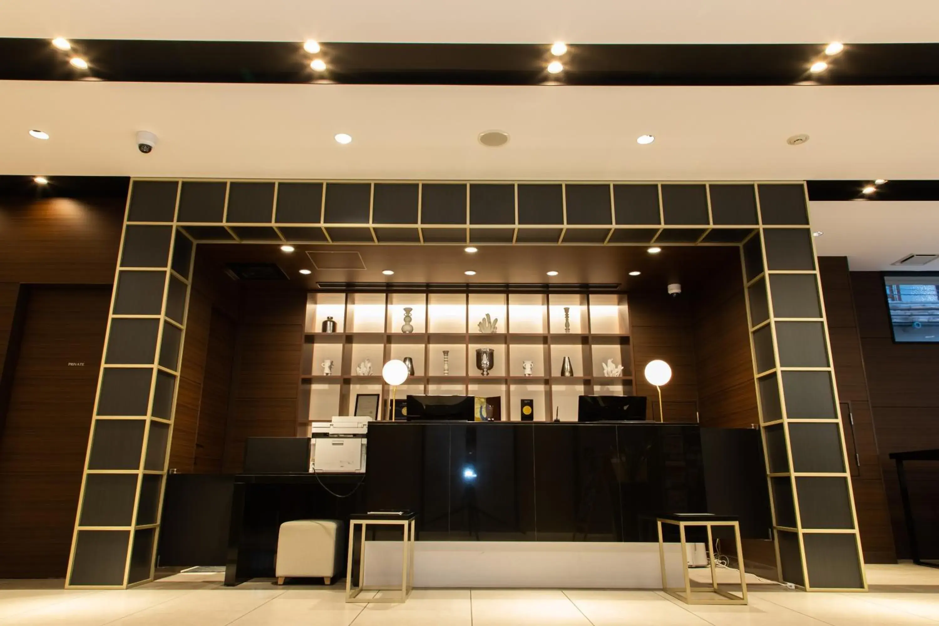 Lobby or reception in QuintessaHotel OsakaShinsaibashi Comic&Books