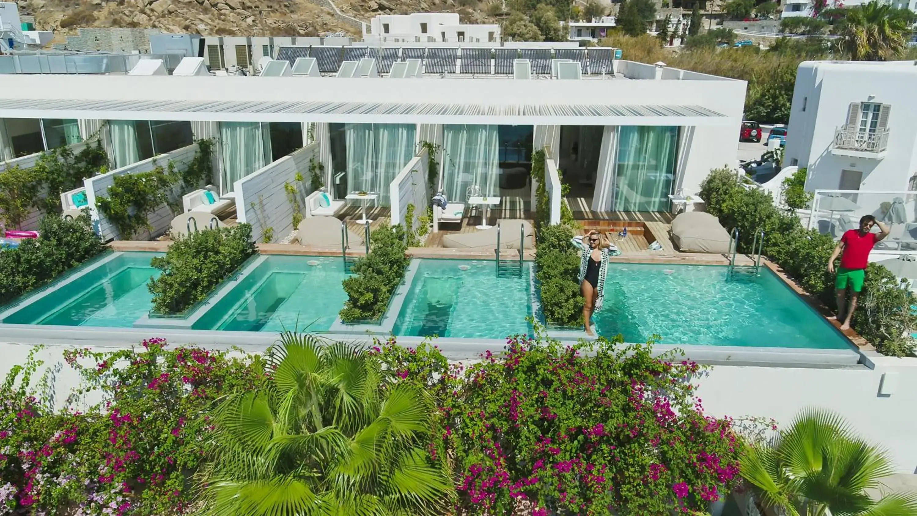 Pool view, Swimming Pool in Mykonos Dove Beachfront Hotel