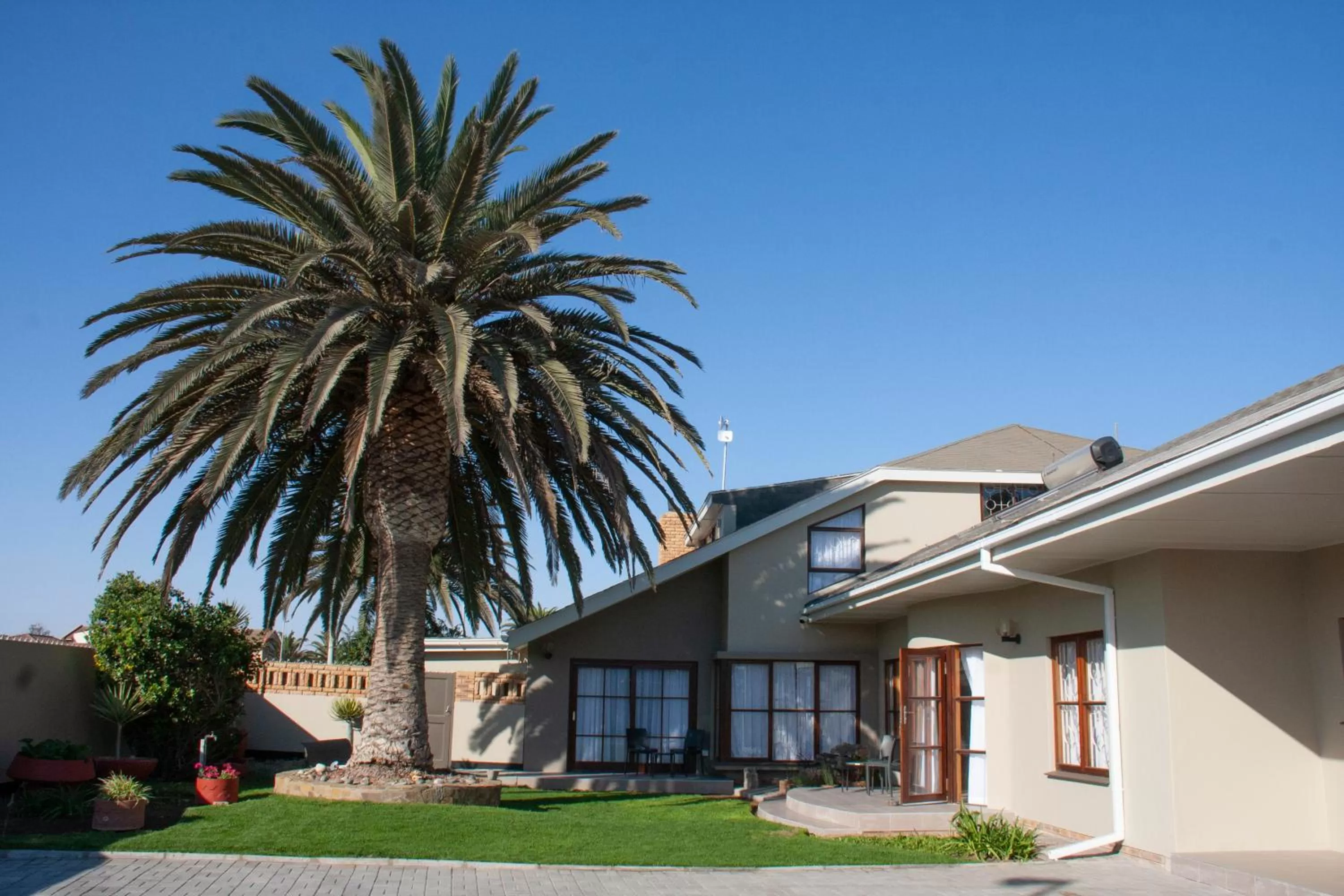 Patio, Property Building in Kramersdorf Guesthouse