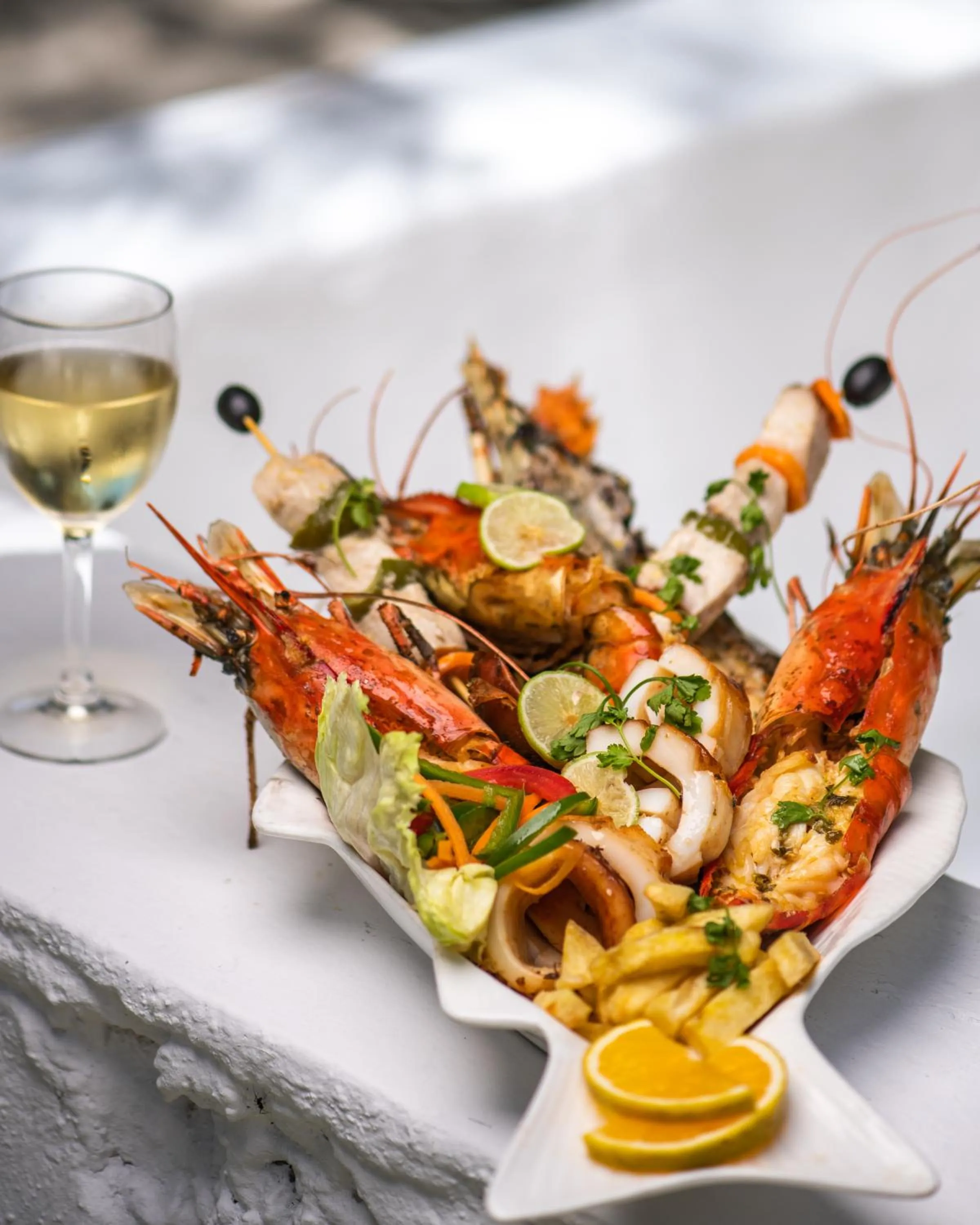 Food in Hakuna Majiwe Beach Lodge