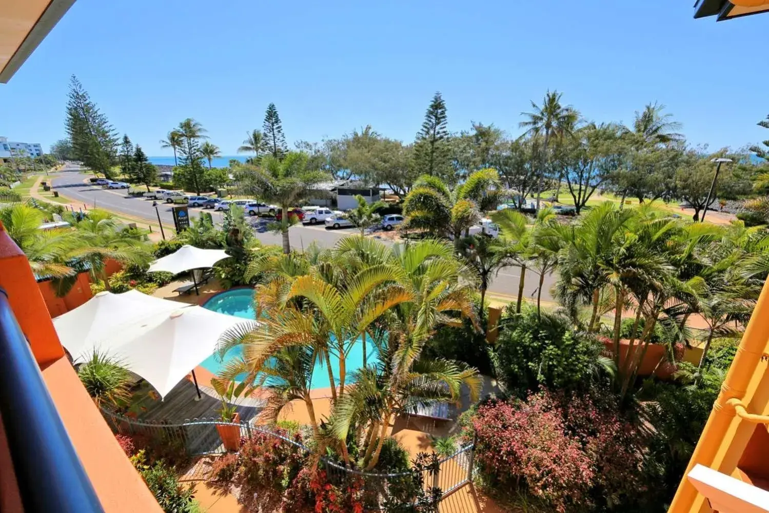 Day, Pool View in Kacy's Bargara Beach Motel