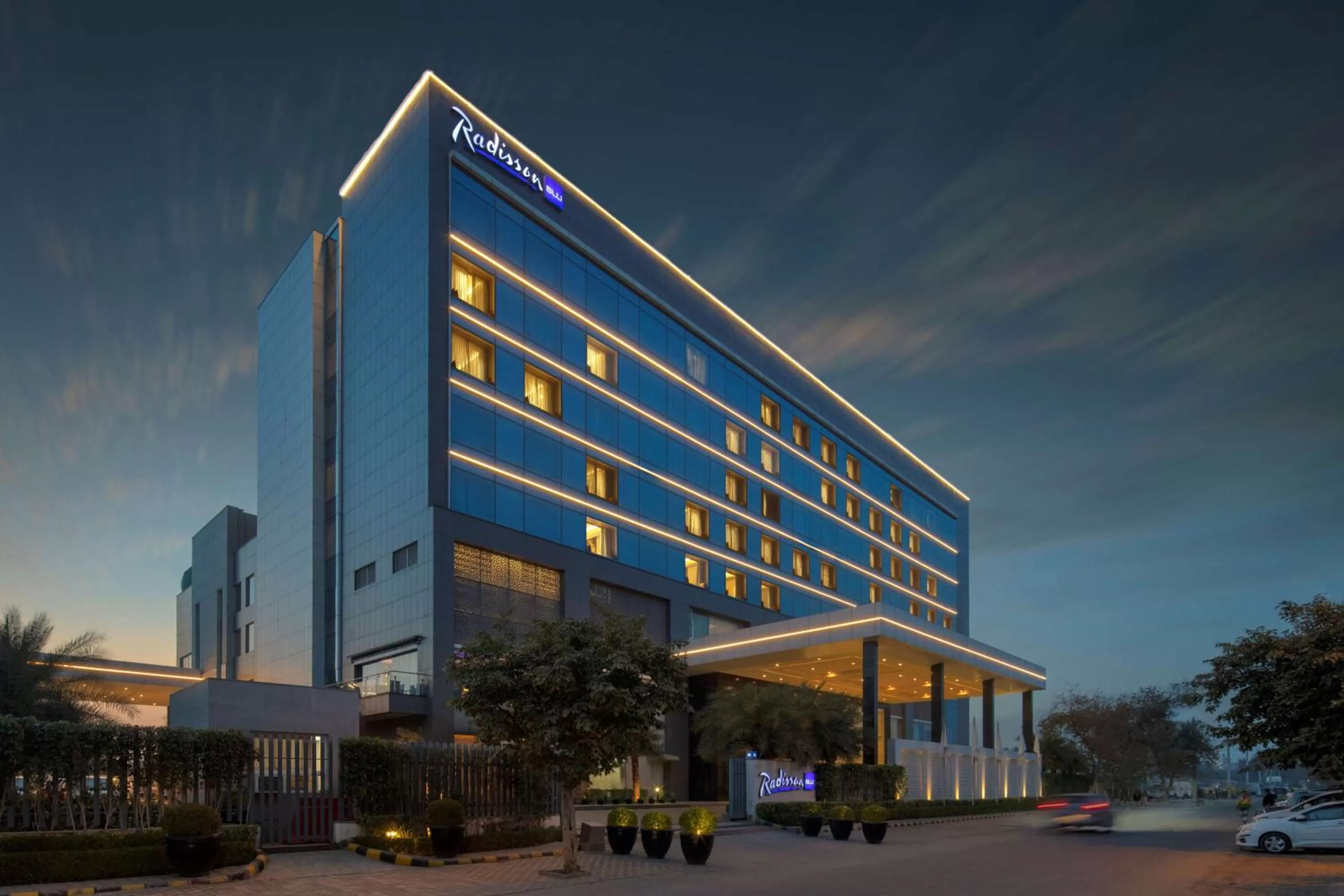 Property building in Radisson Blu Faridabad