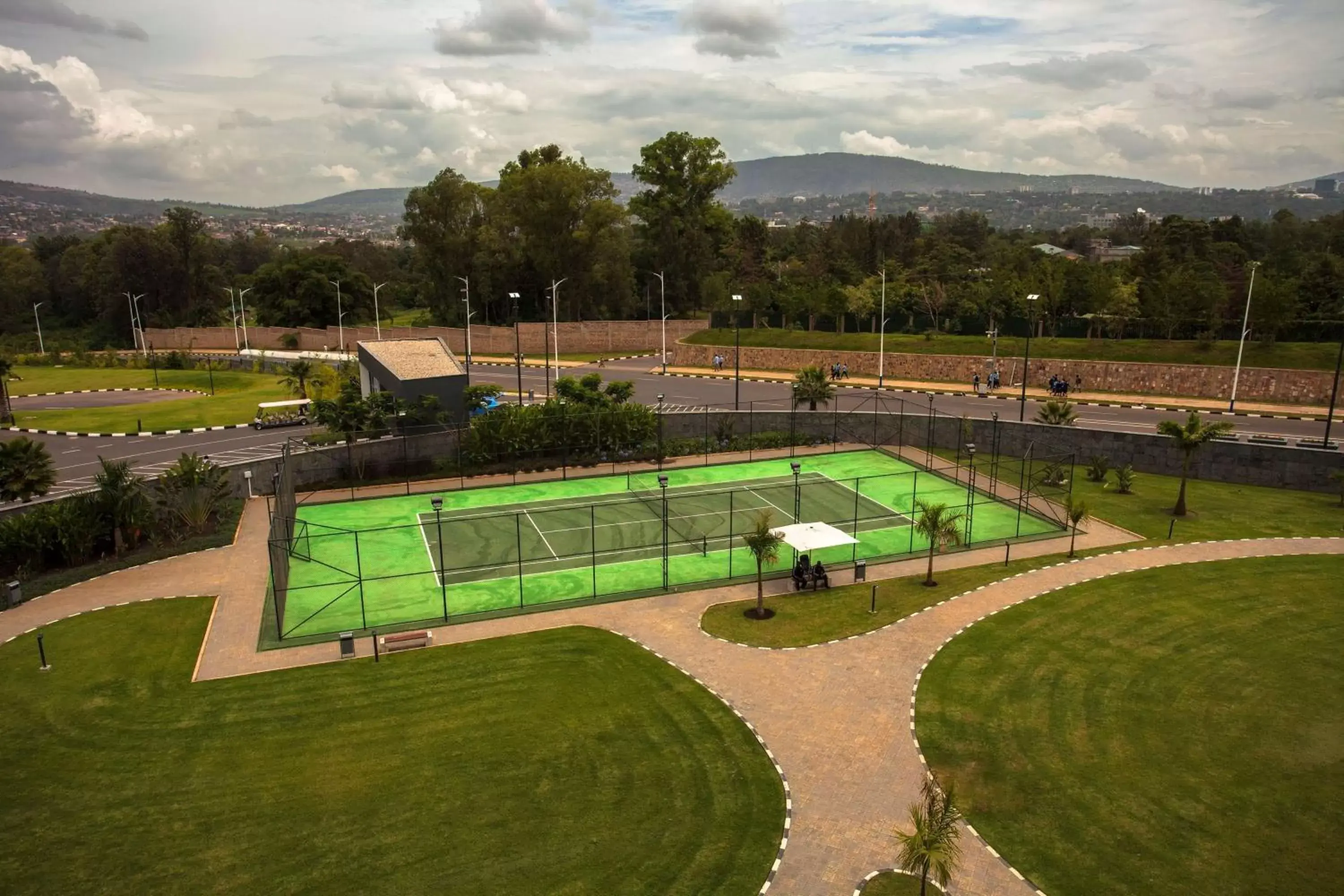 Tennis court, Pool View in Radisson Blu Hotel & Convention Centre Kigali