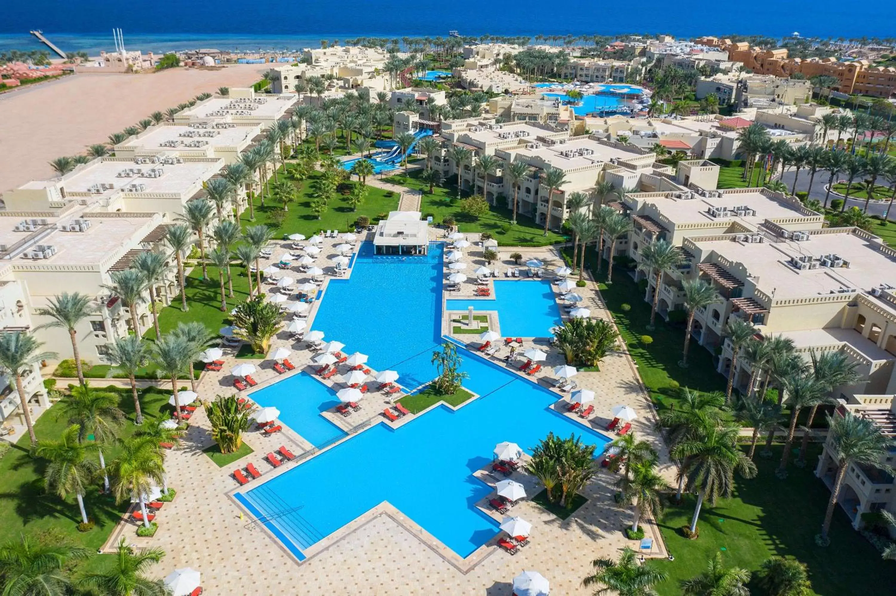 Pool view, Bird's-eye View in Rixos Sharm El Sheikh - Ultra All Inclusive Adults Only 18 Plus