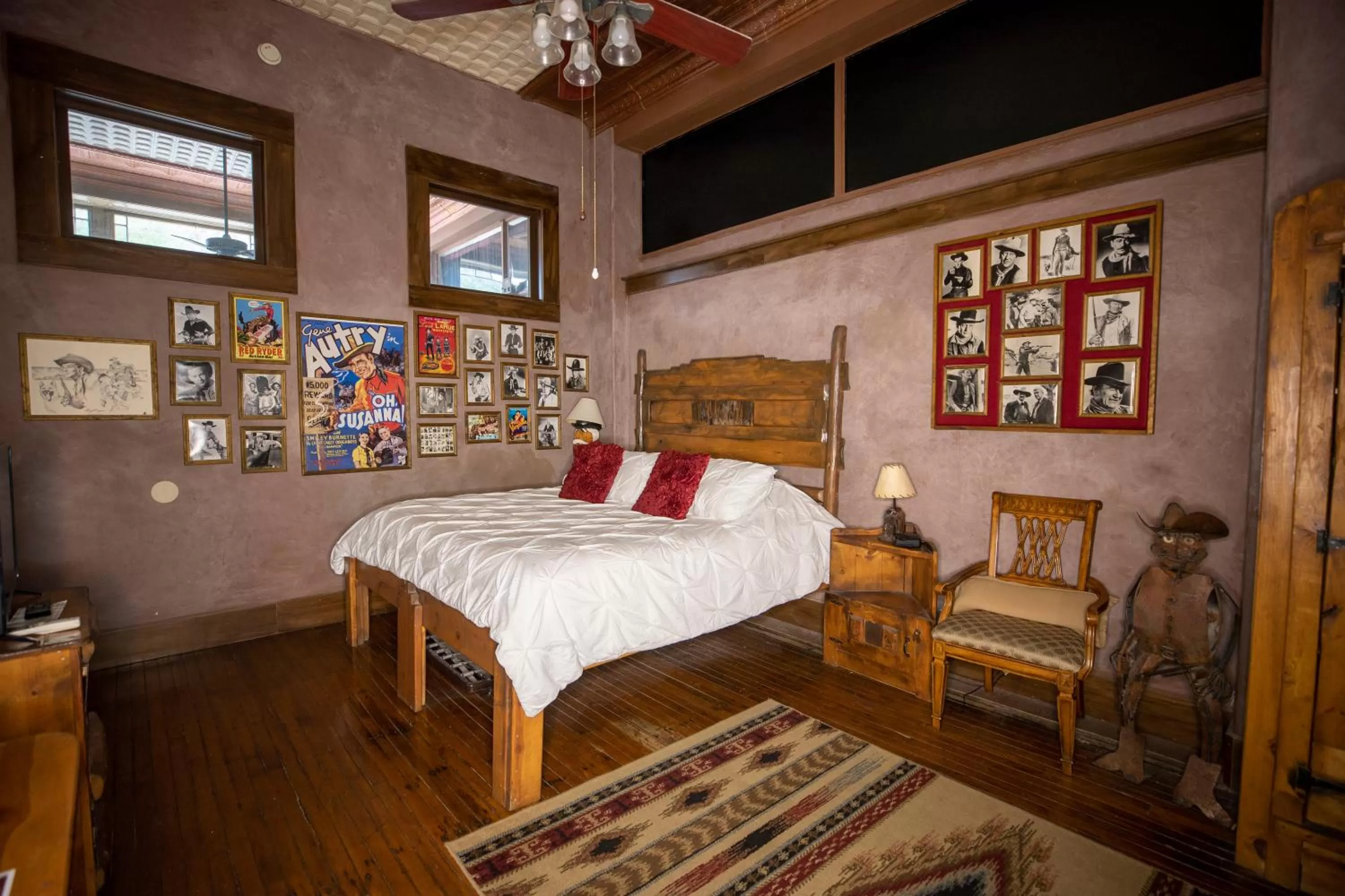 Bed in Bisbee Grand Hotel