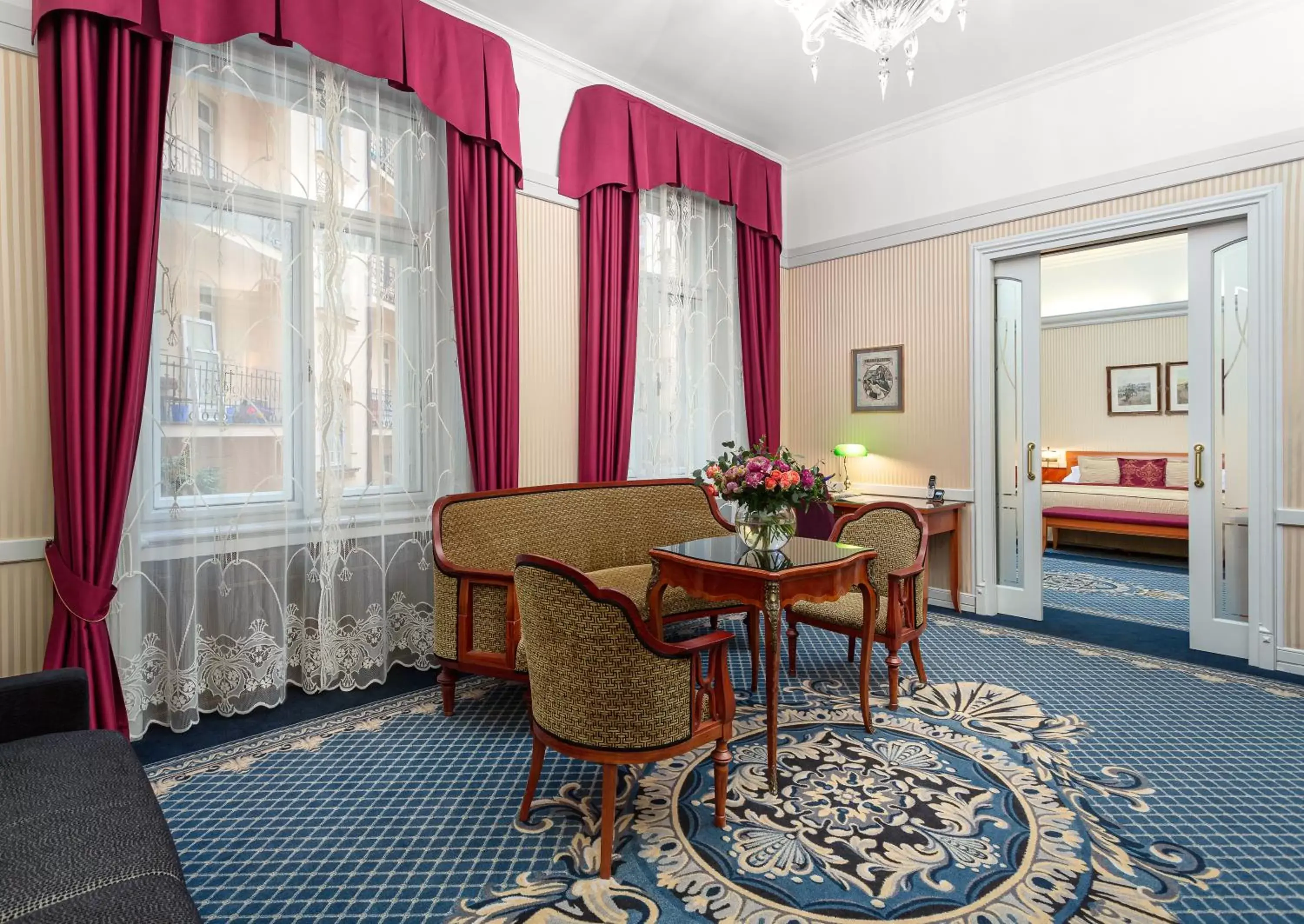 Photo of the whole room, Seating Area in Hotel Paris Prague