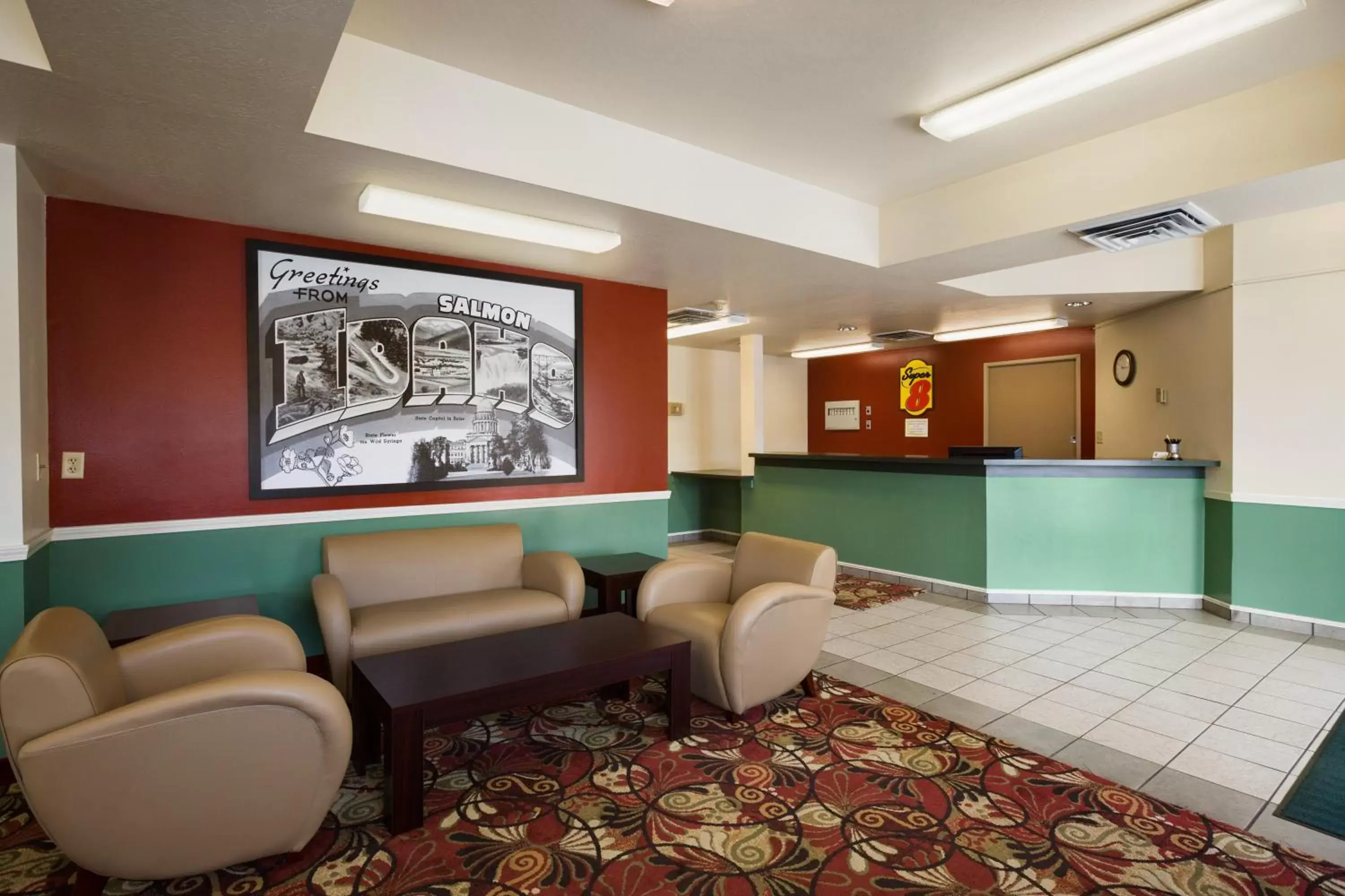 Lobby or reception in Super 8 by Wyndham Salmon Lobby or reception in Super 8 by Wyndham Salmon