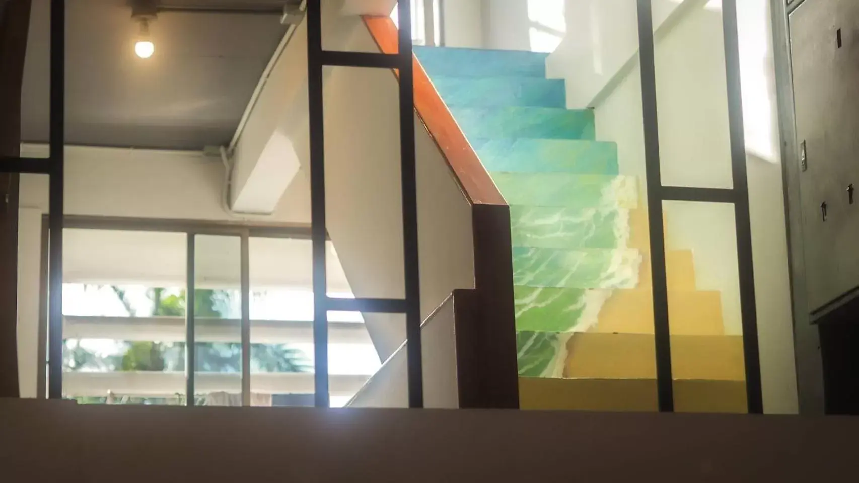 Property building in Hoft Hostel Bangkok Property building in Hoft Hostel Bangkok