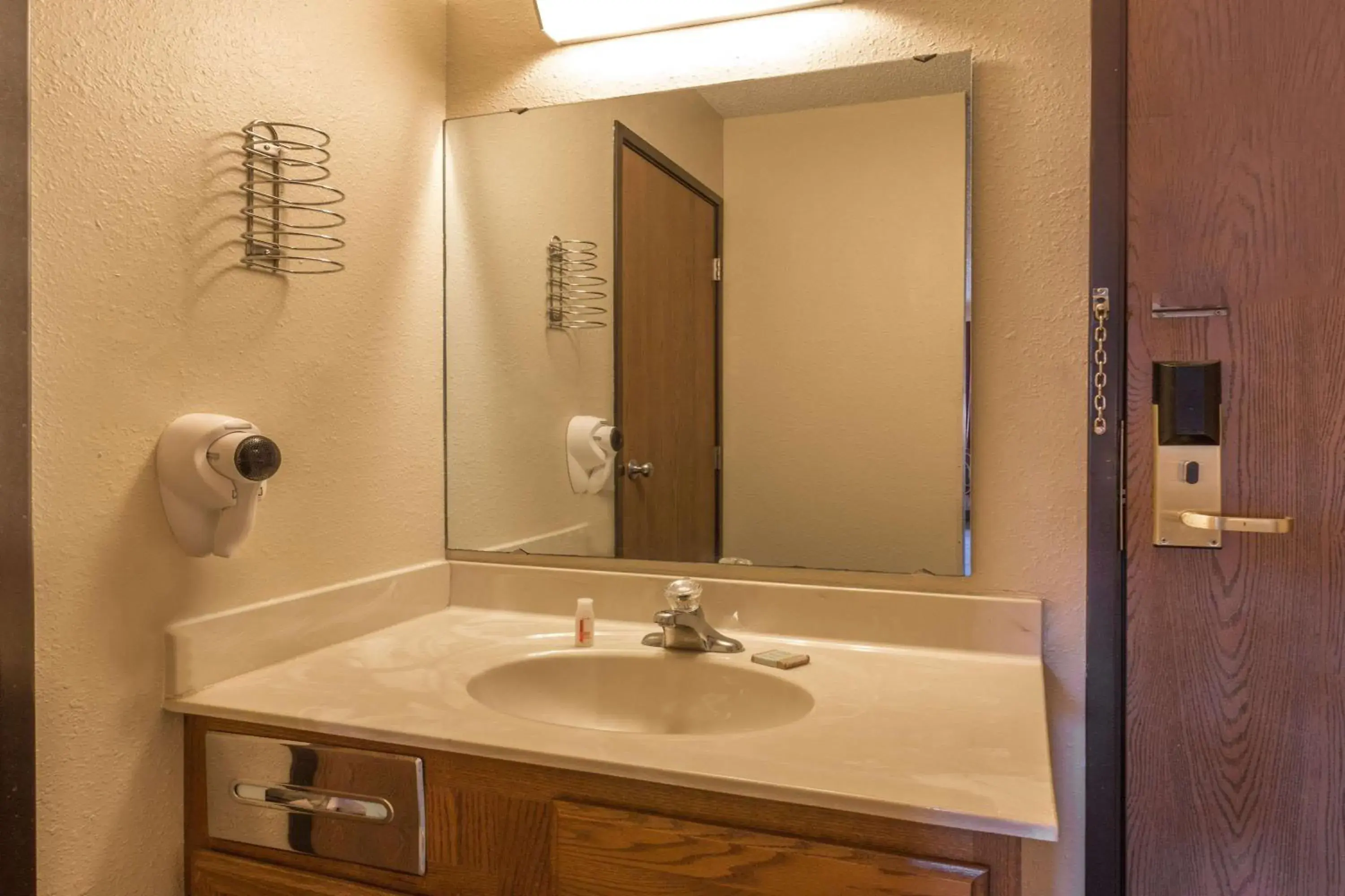 Bathroom in Super 8 by Wyndham Hartford WI