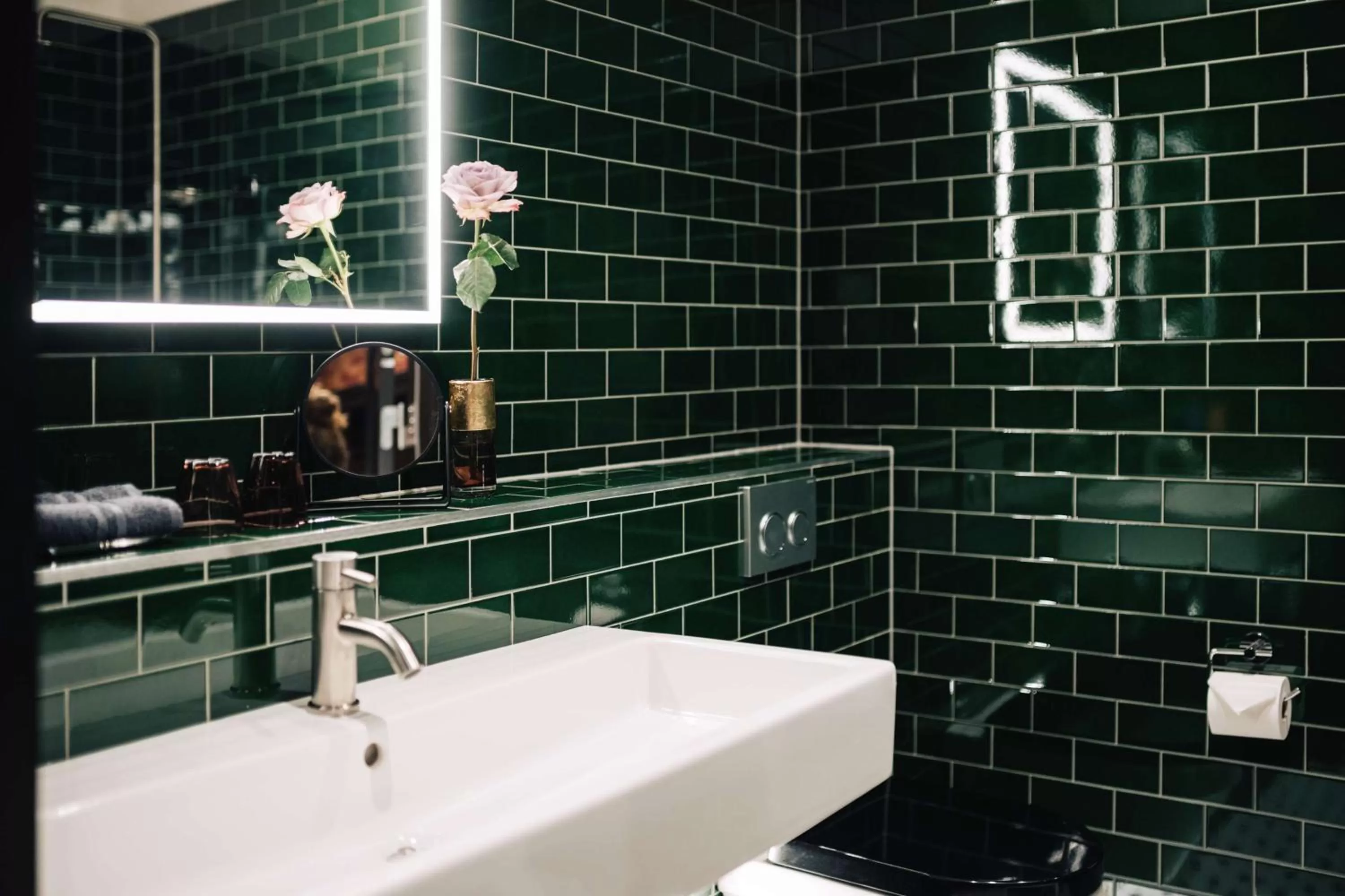 Bathroom in NOFO Hotel, WorldHotels Crafted