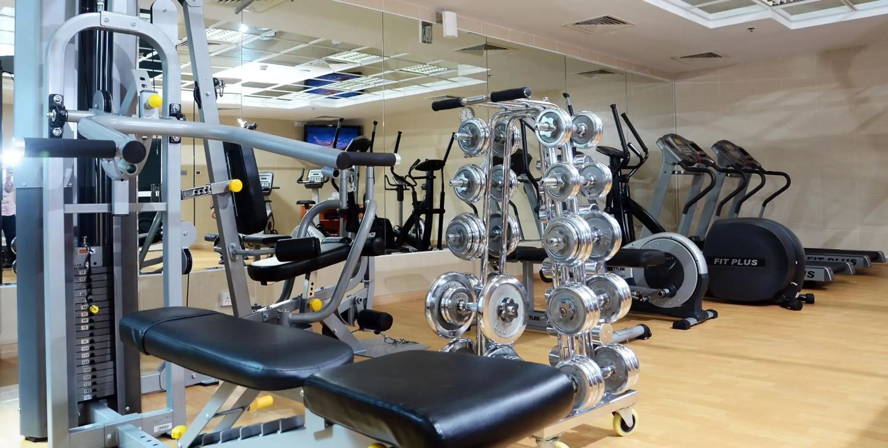 Fitness centre/facilities, Fitness Center/Facilities in Rose Garden Hotel Apartments - Al Barsha, Near Metro Station