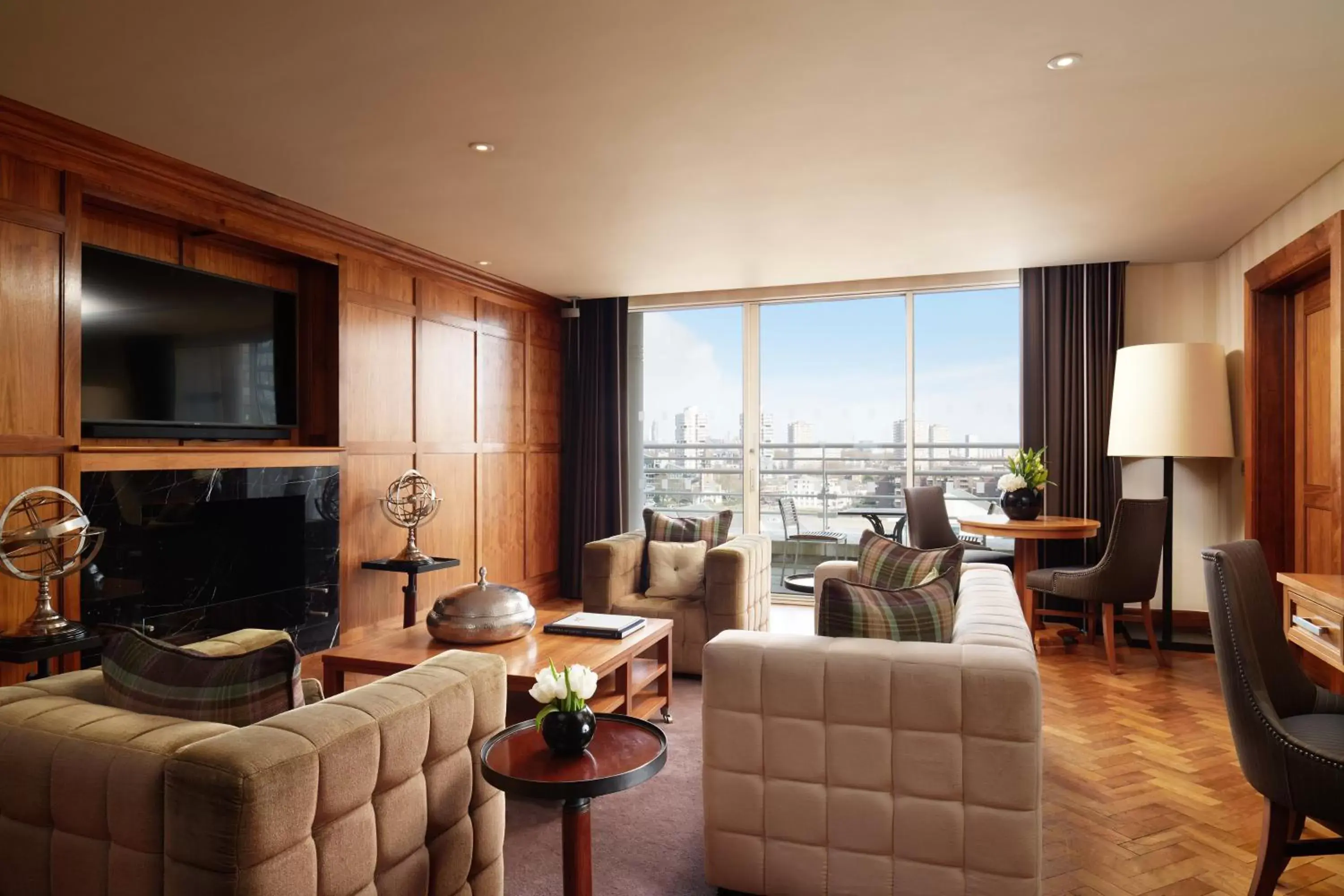 Living room in The Chelsea Harbour Hotel and Spa