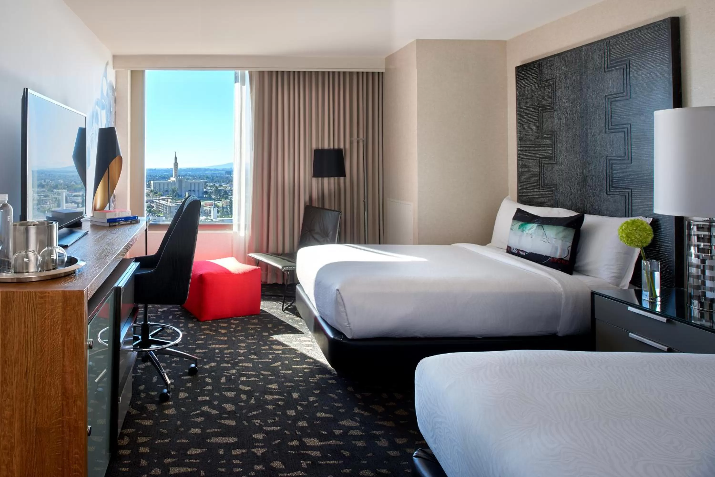 View (from property/room), Bed in Kimpton Hotel Palomar Los Angeles Beverly Hills by IHG